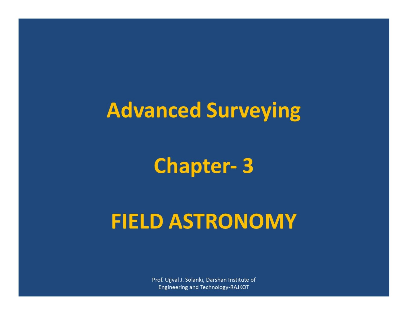 Microsoft PowerPoint - LECTURE-2 FIELD ASTRONOMY