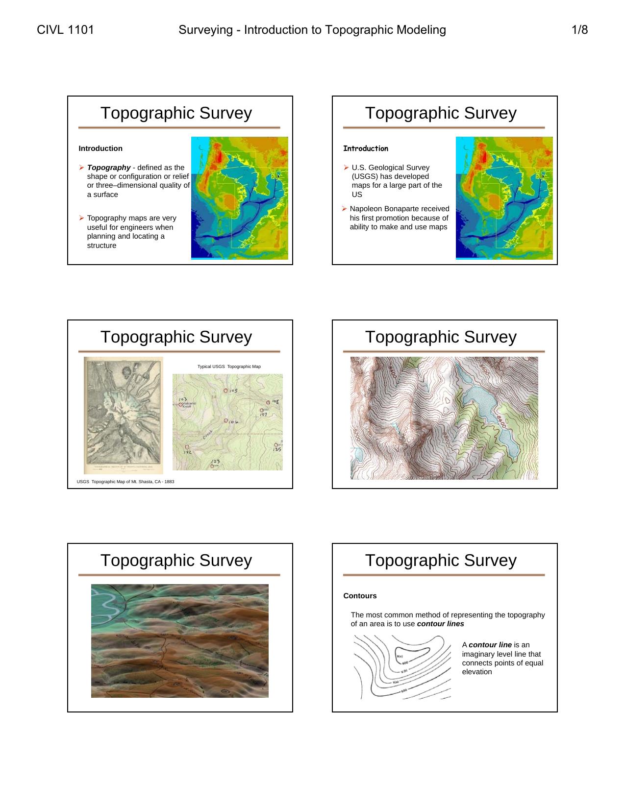 Microsoft PowerPoint - Surveying - 5 - topographic modeling.ppt [Compatibility Mode]