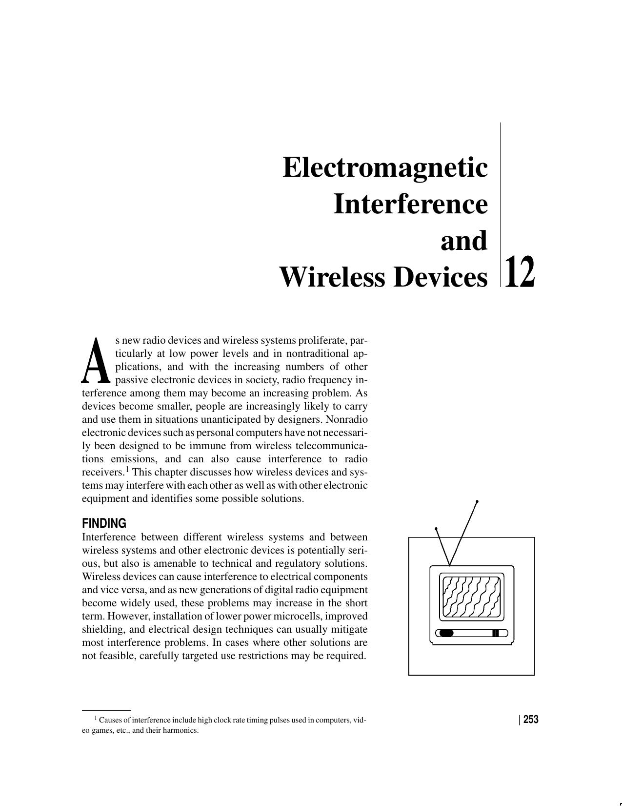 Wireless Technologies and the National Information Infrastructure (Part 15 of 21)