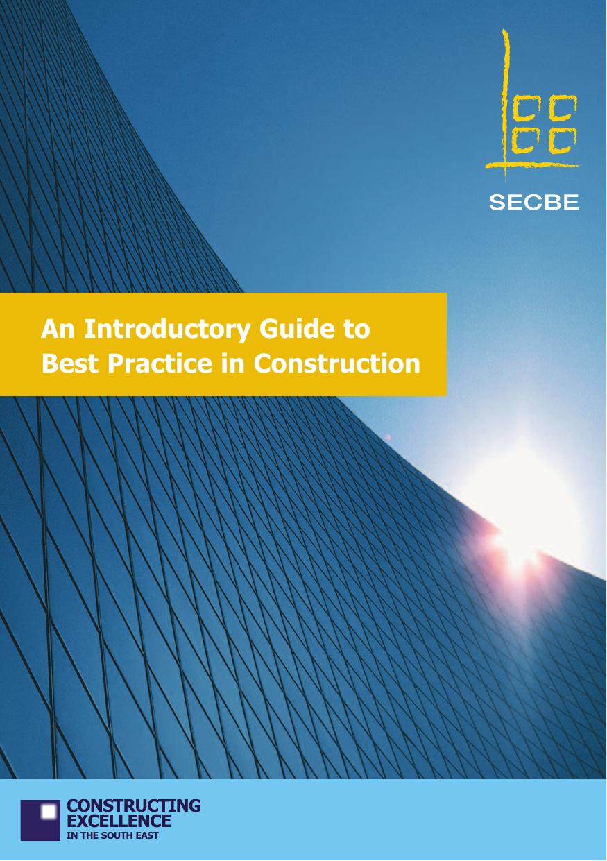 A Guide to Best Practice in Construction