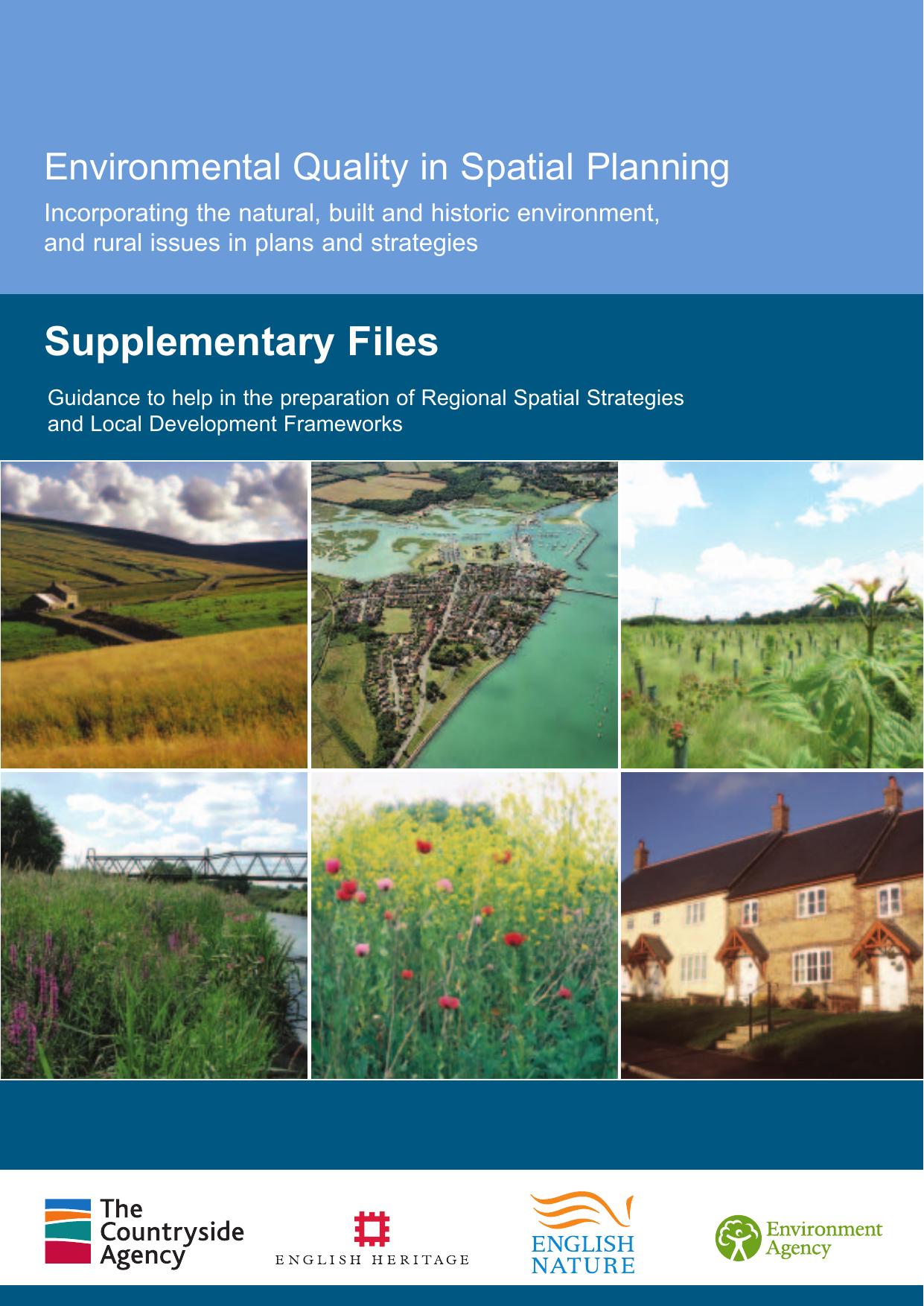 Environmental Quality in Spatial Planning - Supplementary Files