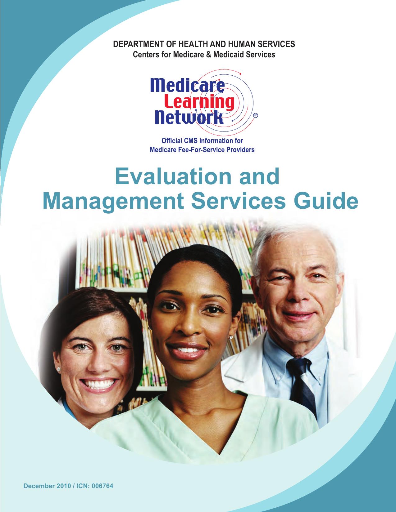 evaluation and management services guide