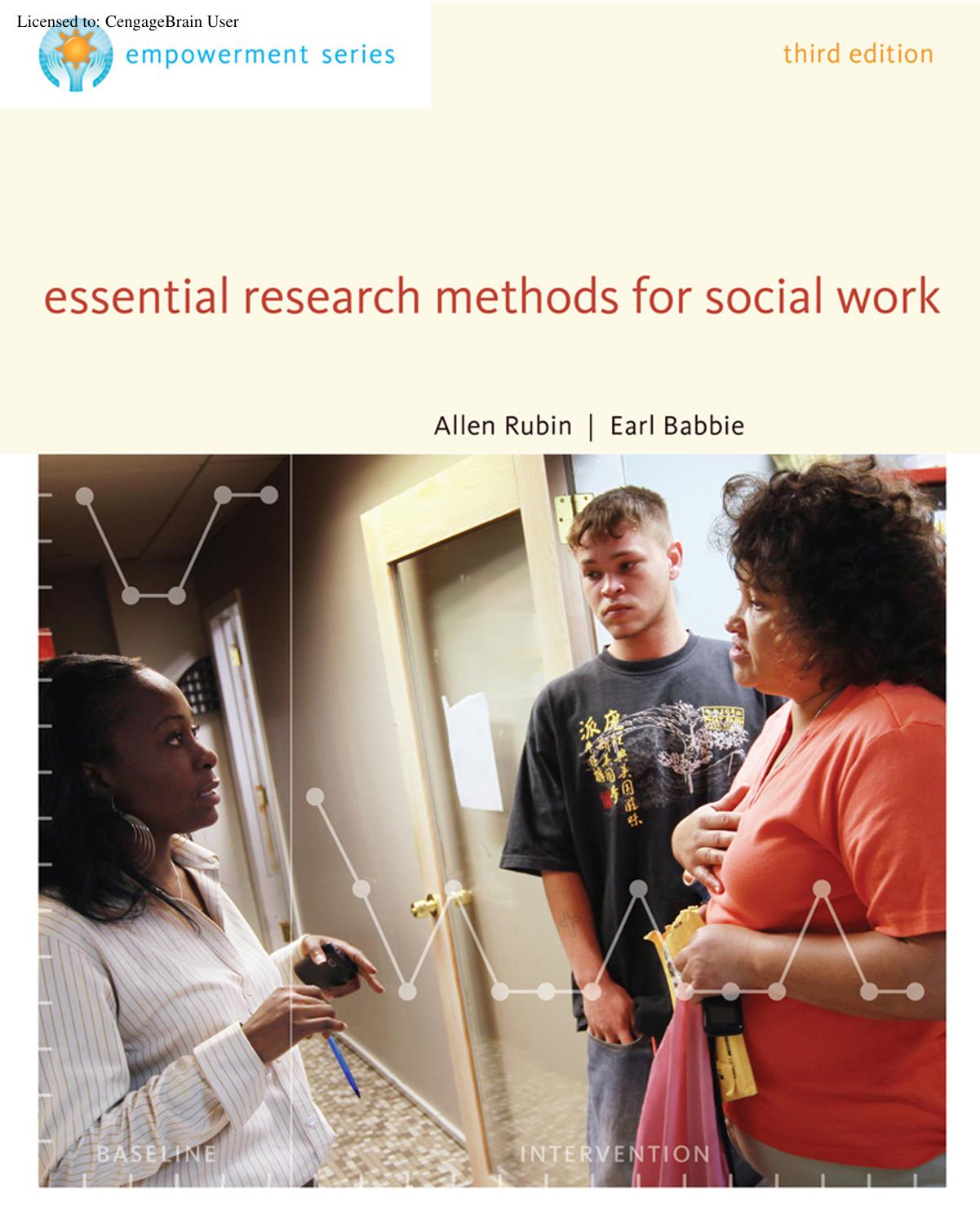 Brooks/Cole Empowerment Series: Essential Research Methods for Social Work