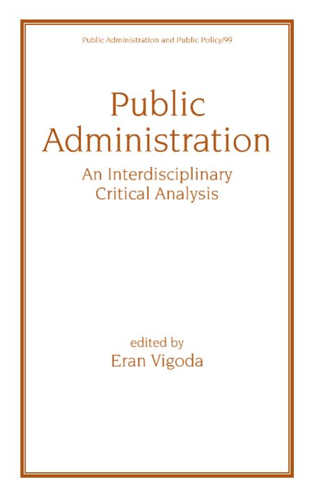 Public Administration and public policy 99
