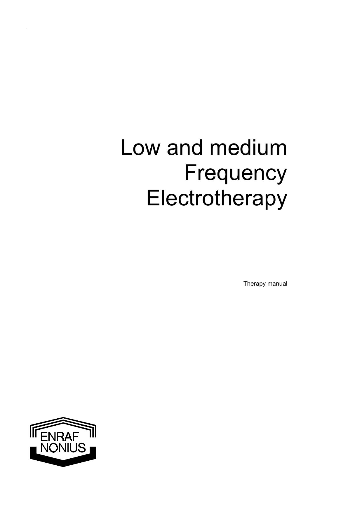 Low and medium Frequency Electrotherapy