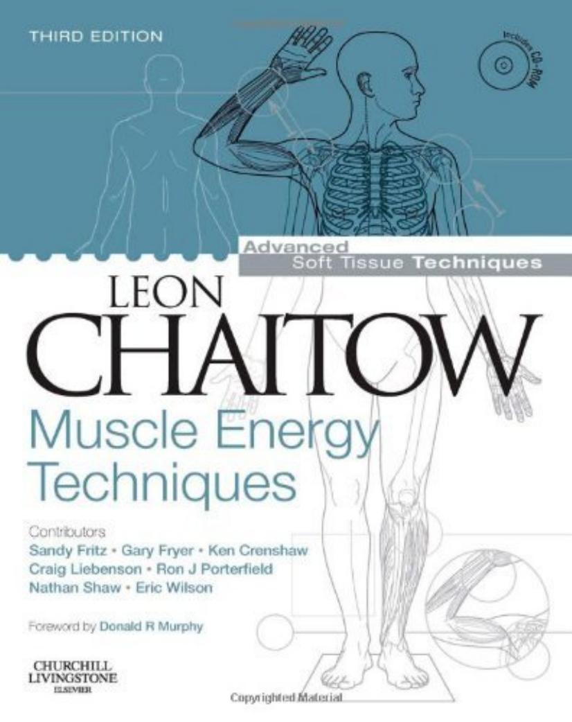 Muscle Energy Techniques- 3rd Edition
