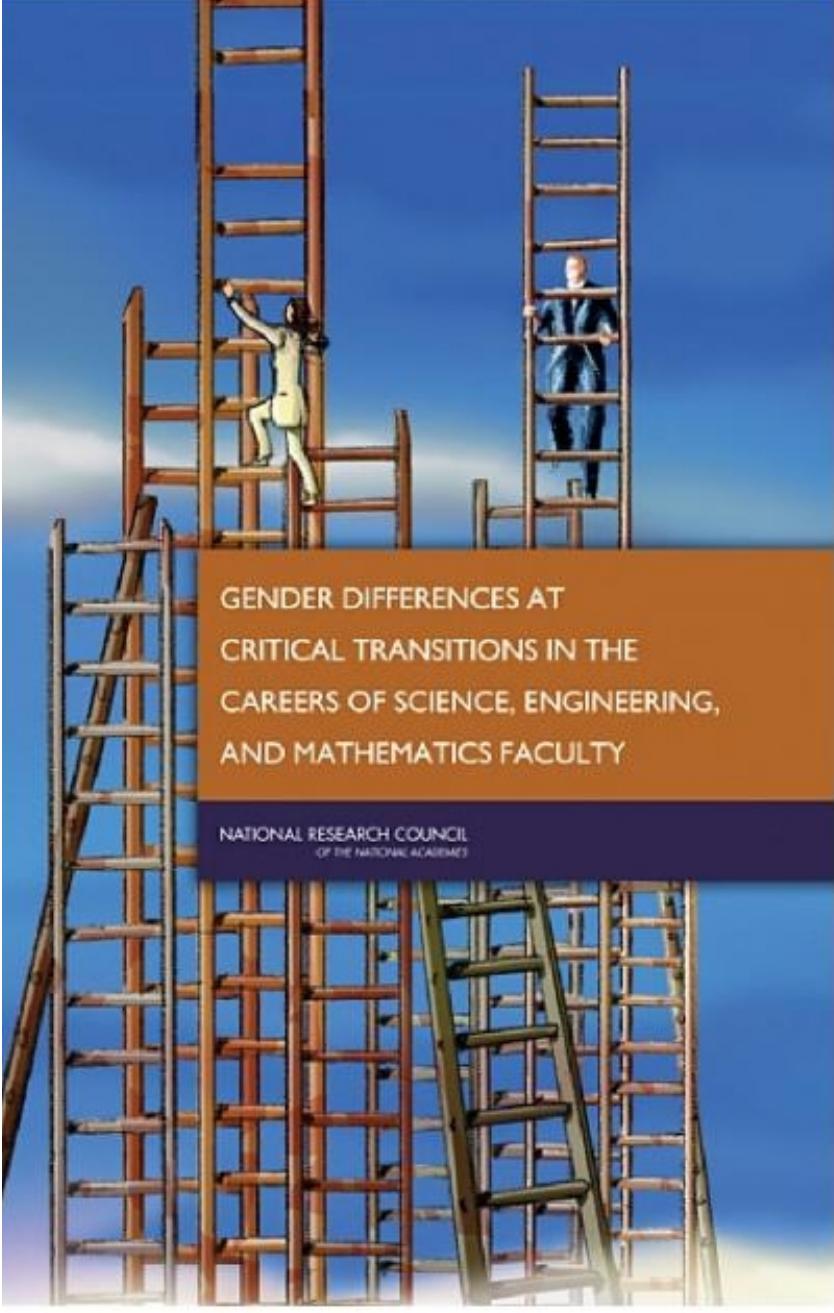 Gender Differences at Critical Transitions in the Careers of Science, Engineering, and Mathematics Faculty