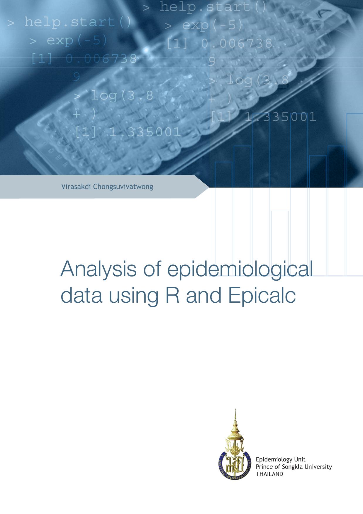 Analysis of Epidemiological Data using R and Epicalc