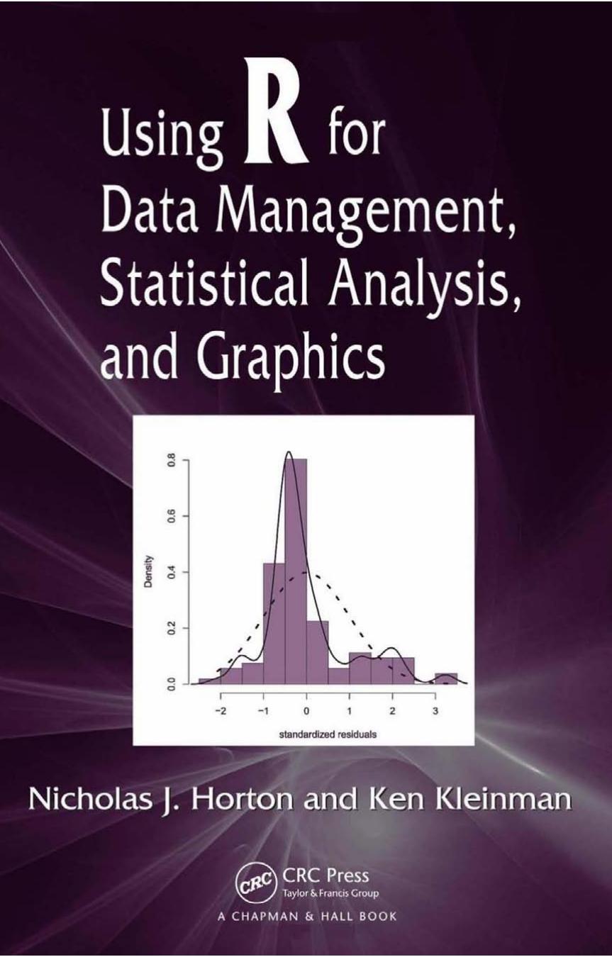 Using R for Data Management, Statistical Analysis and Graphics