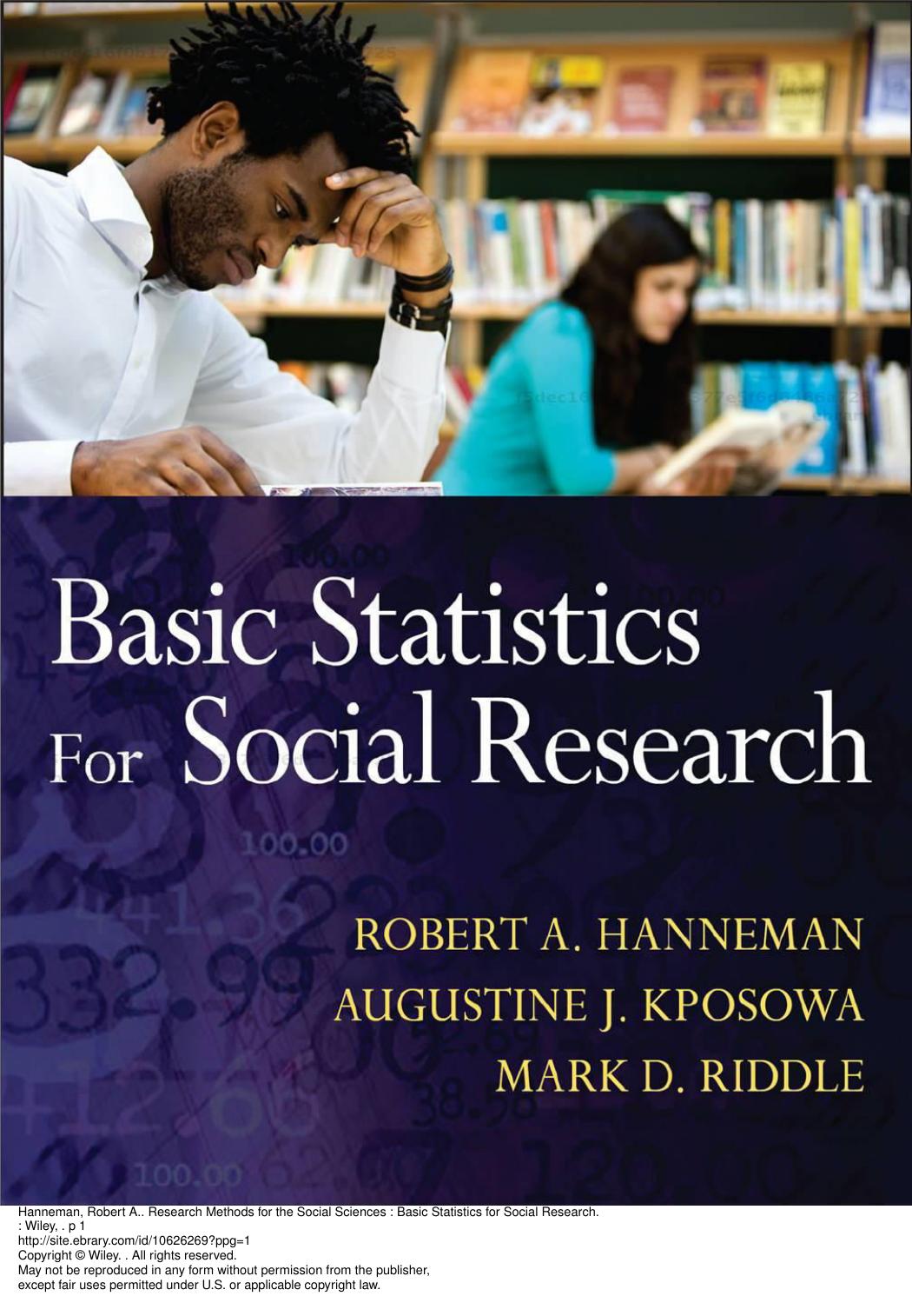 Research Methods for the Social Sciences 2004