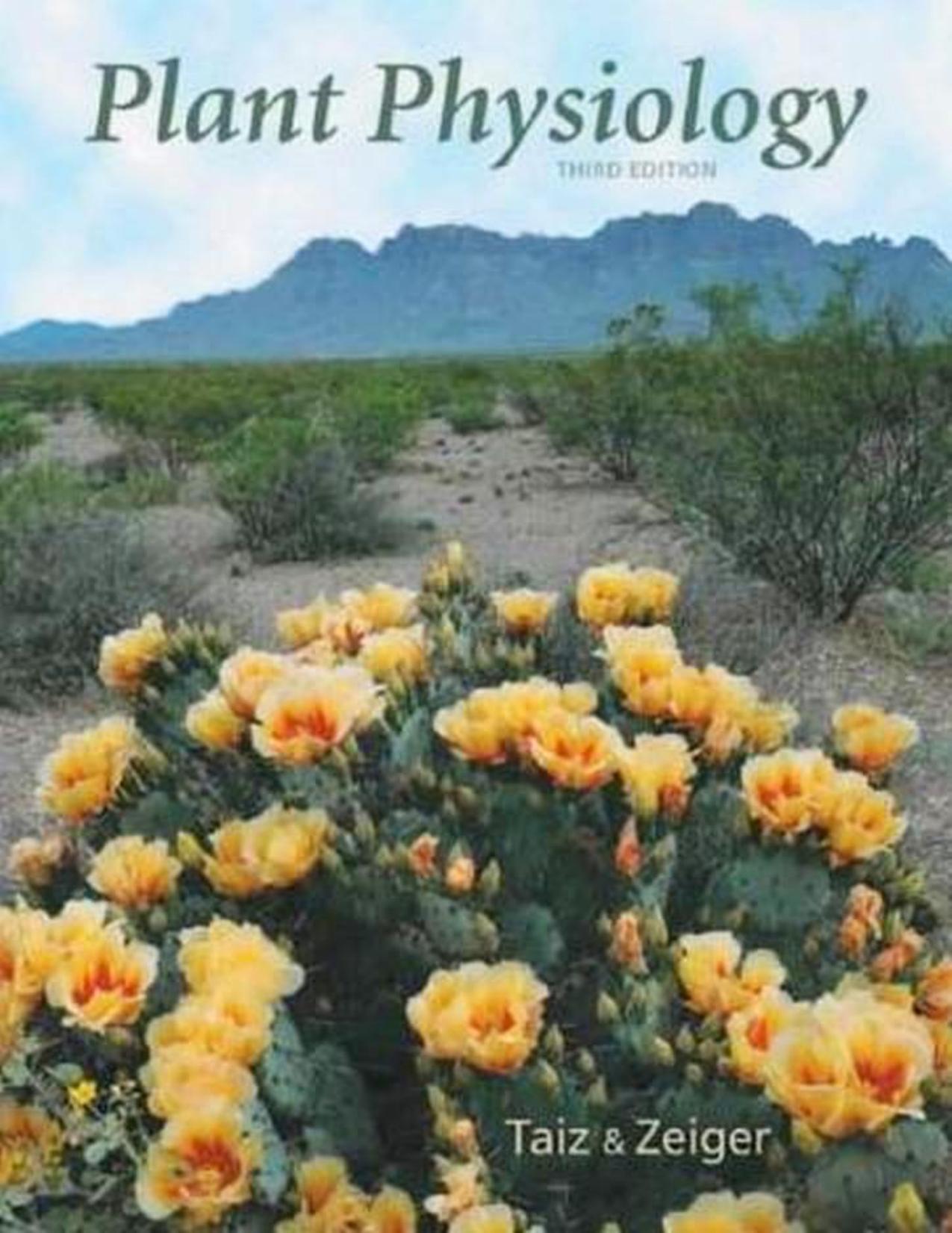 Plant Physiology 3rd edition 2002