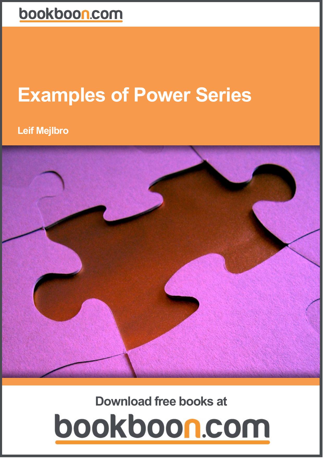Examples of Power Series