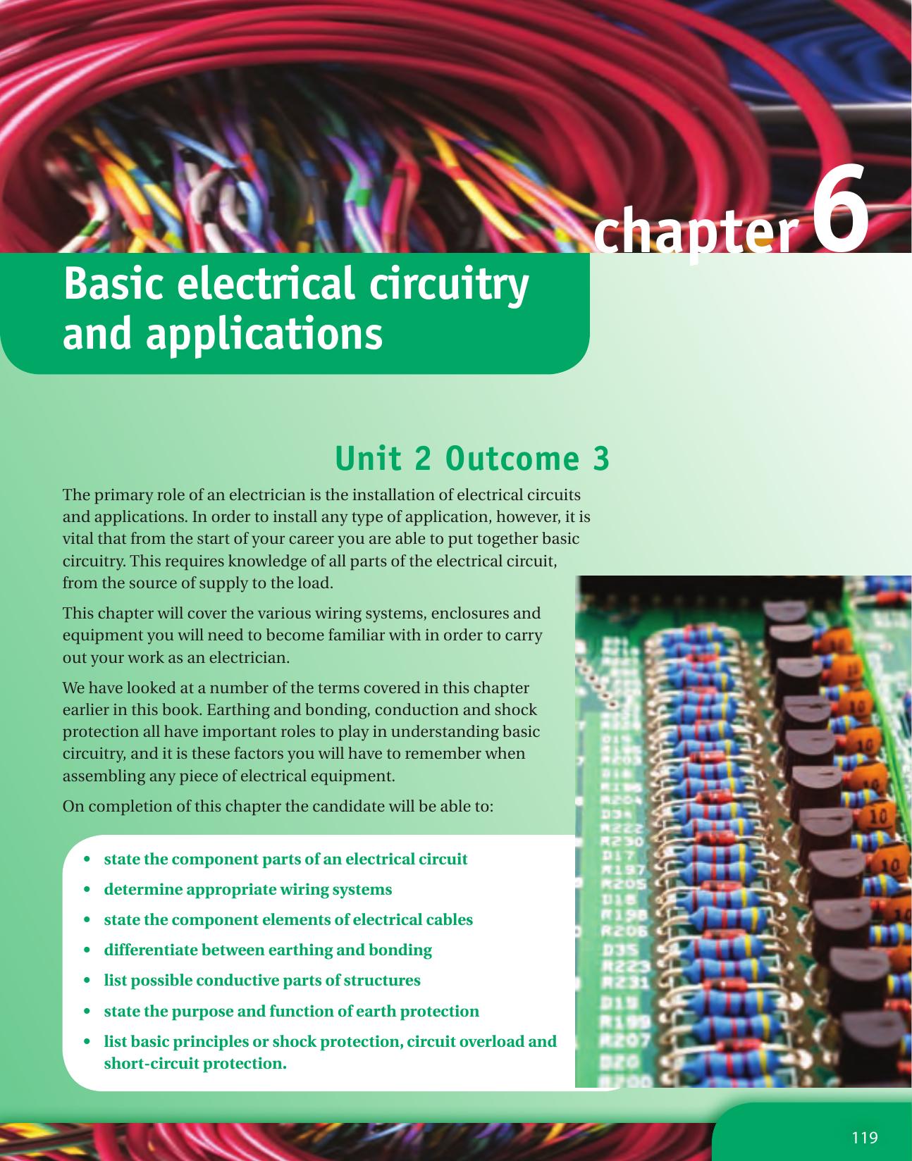 Chapter 6 - Level 2 NVQ and Technical Certificate Electrical Installations Student Book, 2nd Edition