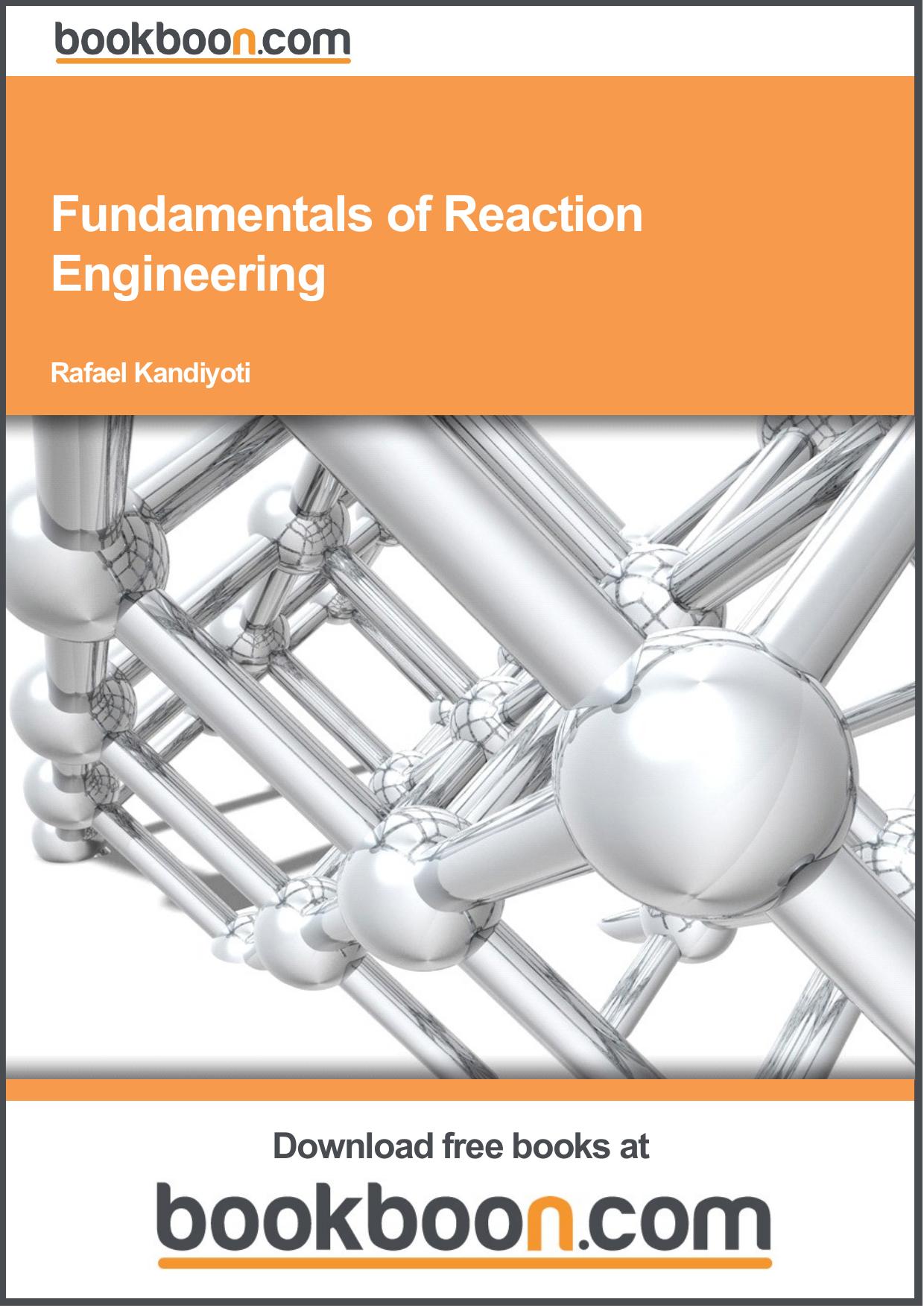 Fundamentals of Reaction Engineering