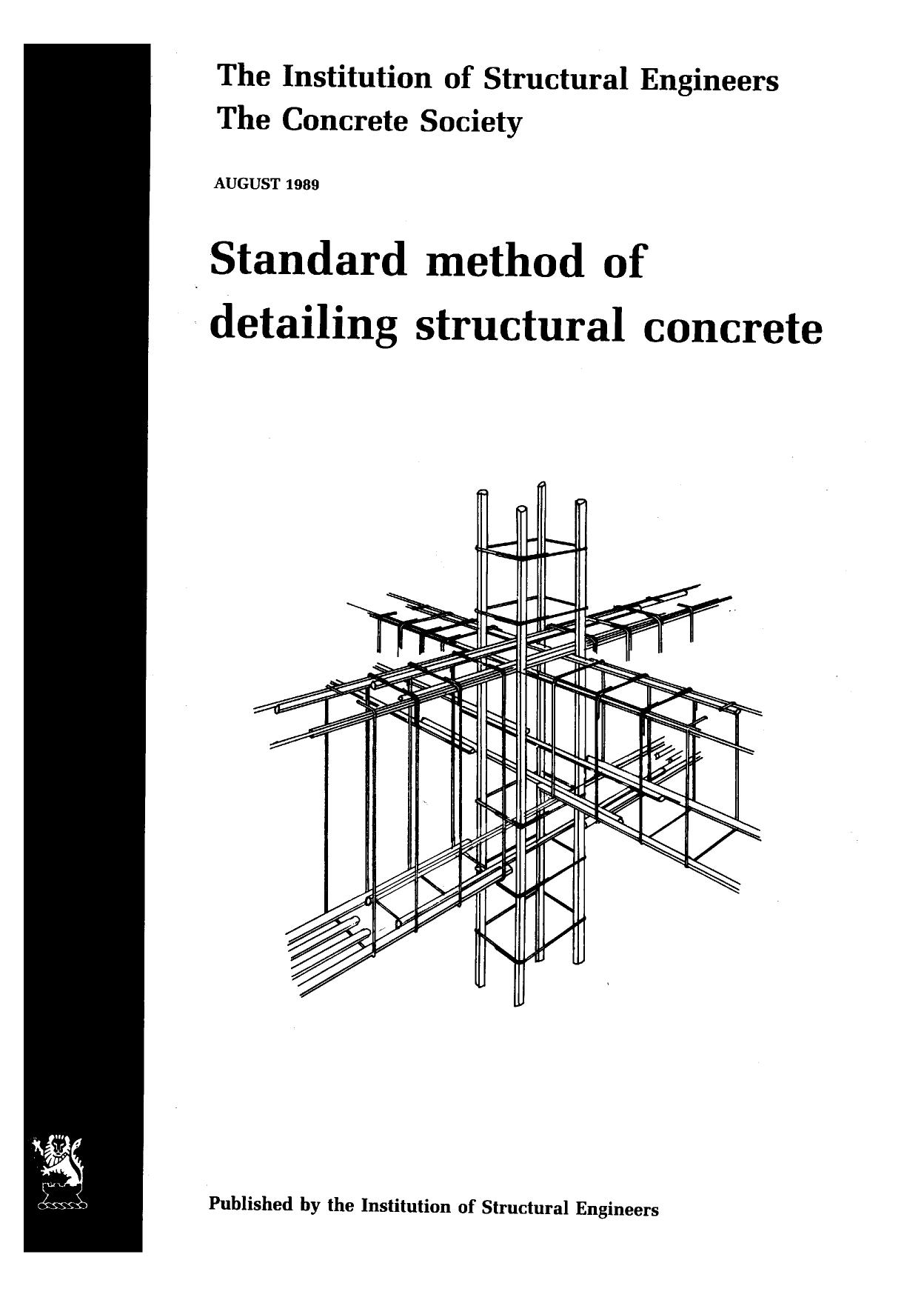 Standard Method Of Detailing RC Concrete