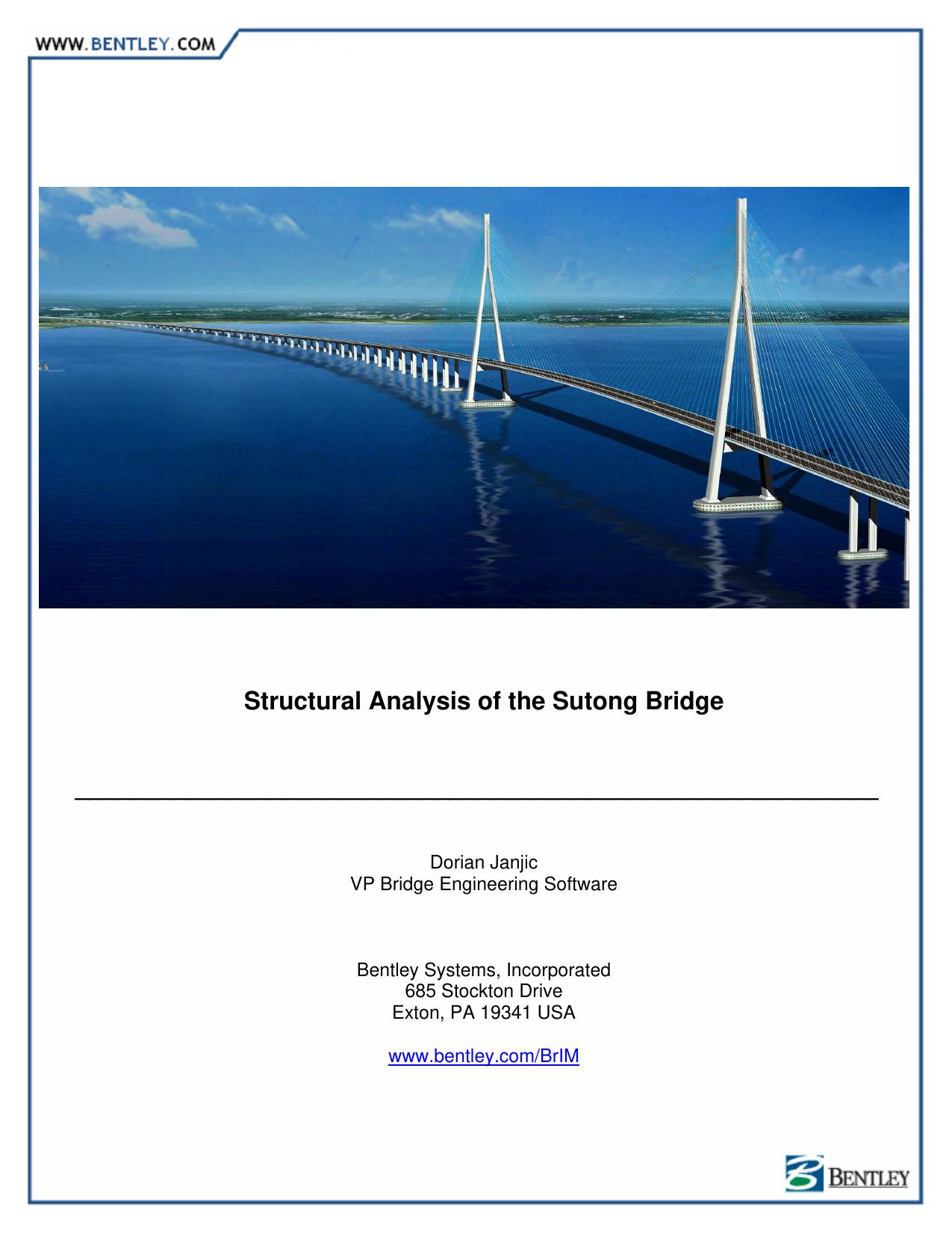 StructuralAnalysis-Sutong Bridge