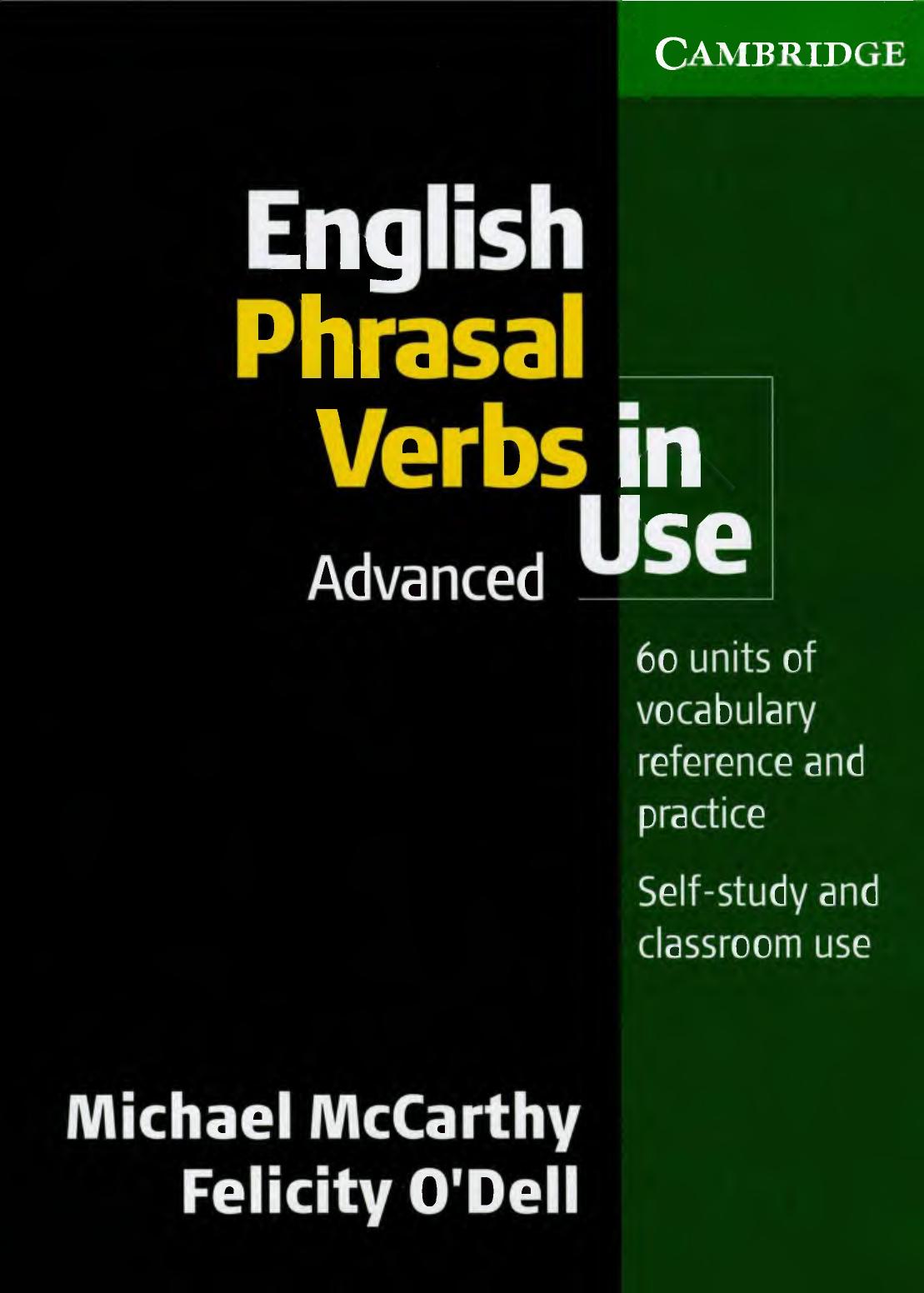 Advanced English Phrasal Verbs in Use 2013