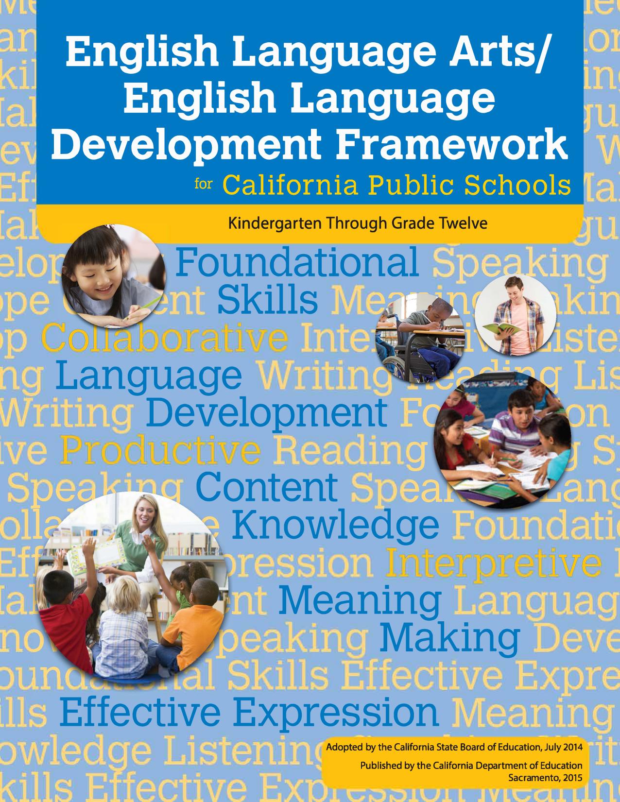 English Language Arts English Language Development Framework 2015