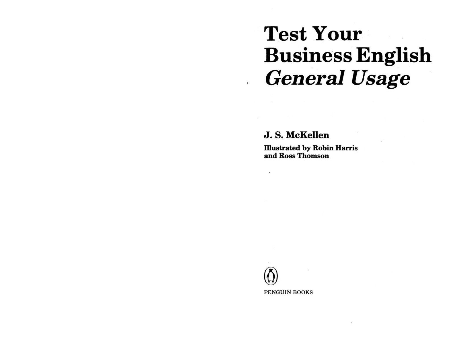 Test Your Business English  General Usage-Penguin Books Ltd 1997
