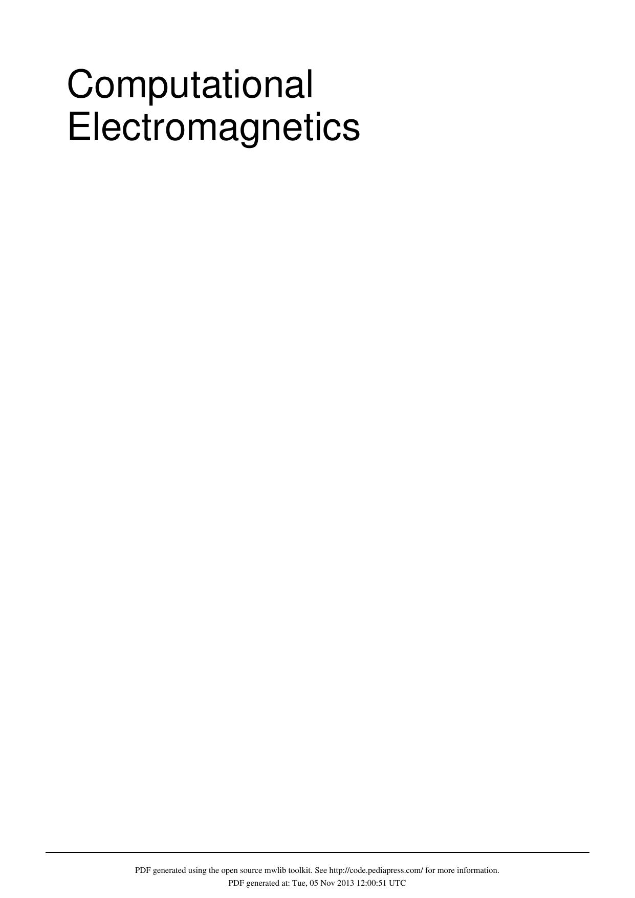 Computational Electromagnetics 2013.pdf