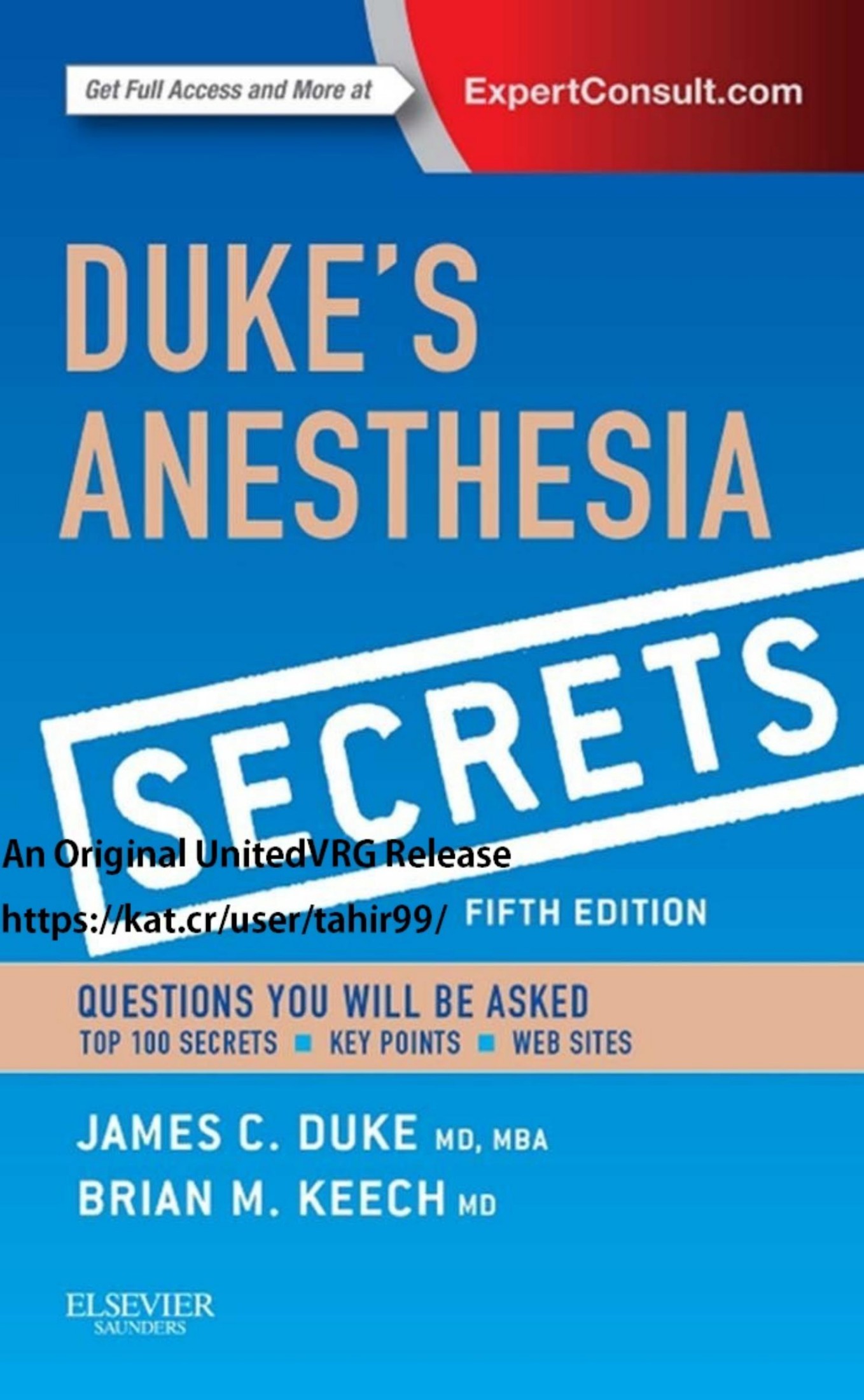 Duke's Anesthesia Secrets 2016