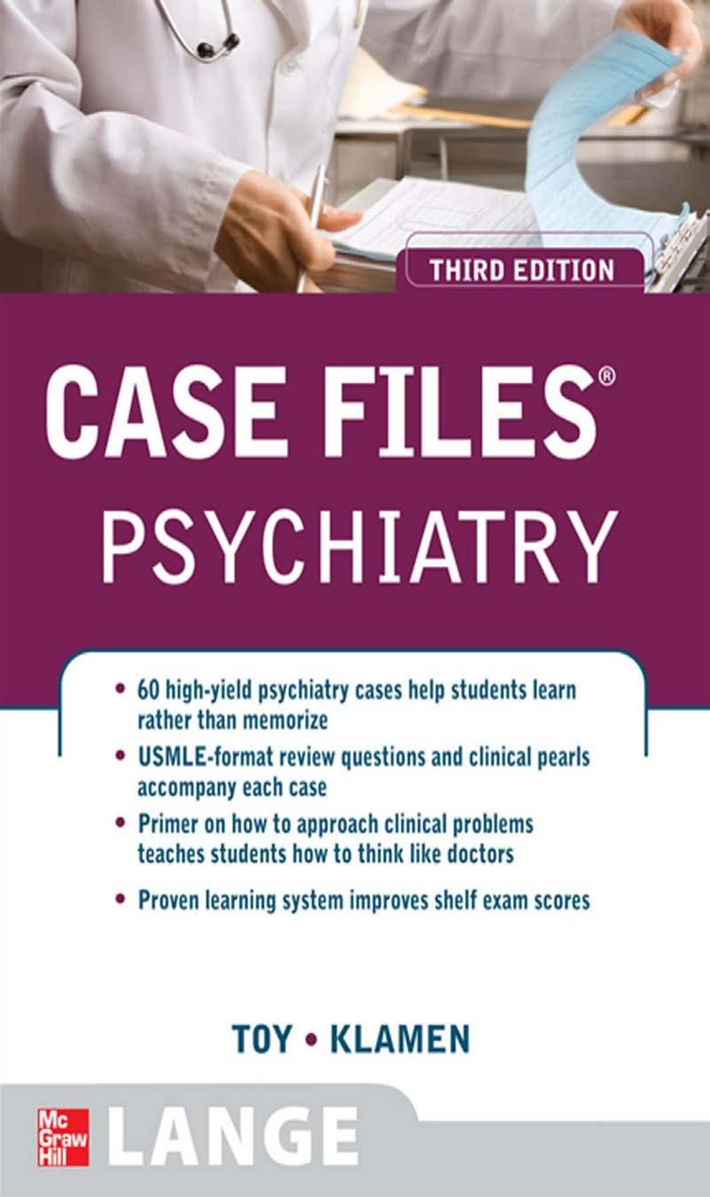 Case Files Psychiatry, Third Edition (LANGE Case Files)