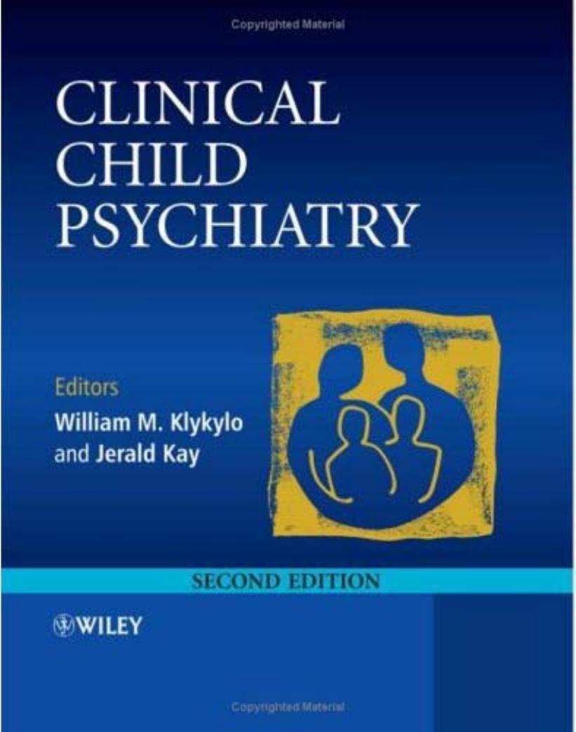 Clinical Child Psychiatry,2nd Ed