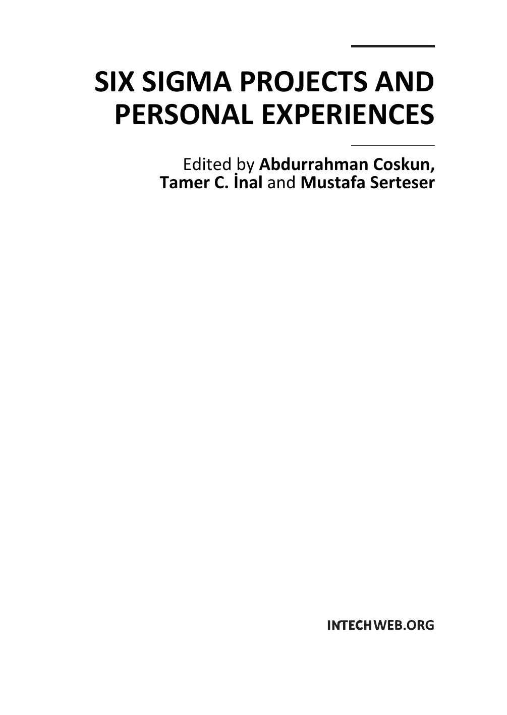 Six Sigma Projects and Personal Experiences 2011.pdf