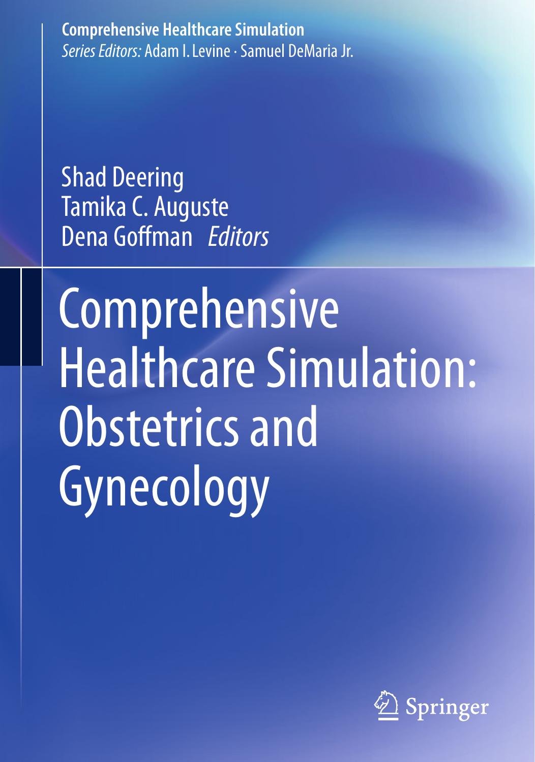 Comprehensive Healthcare Simulation  Obstetrics and Gynecology 2019