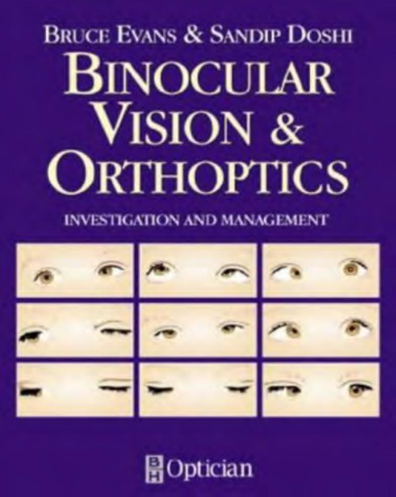 Binocular Vision & Orthoptics With Cover Page 2001