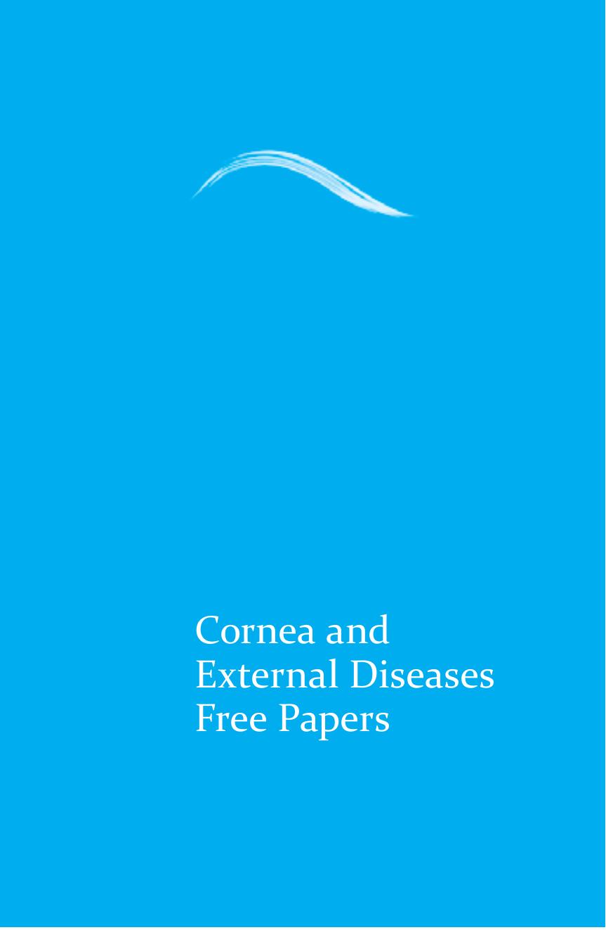 Cornea and External Diseases Free Papers 2013