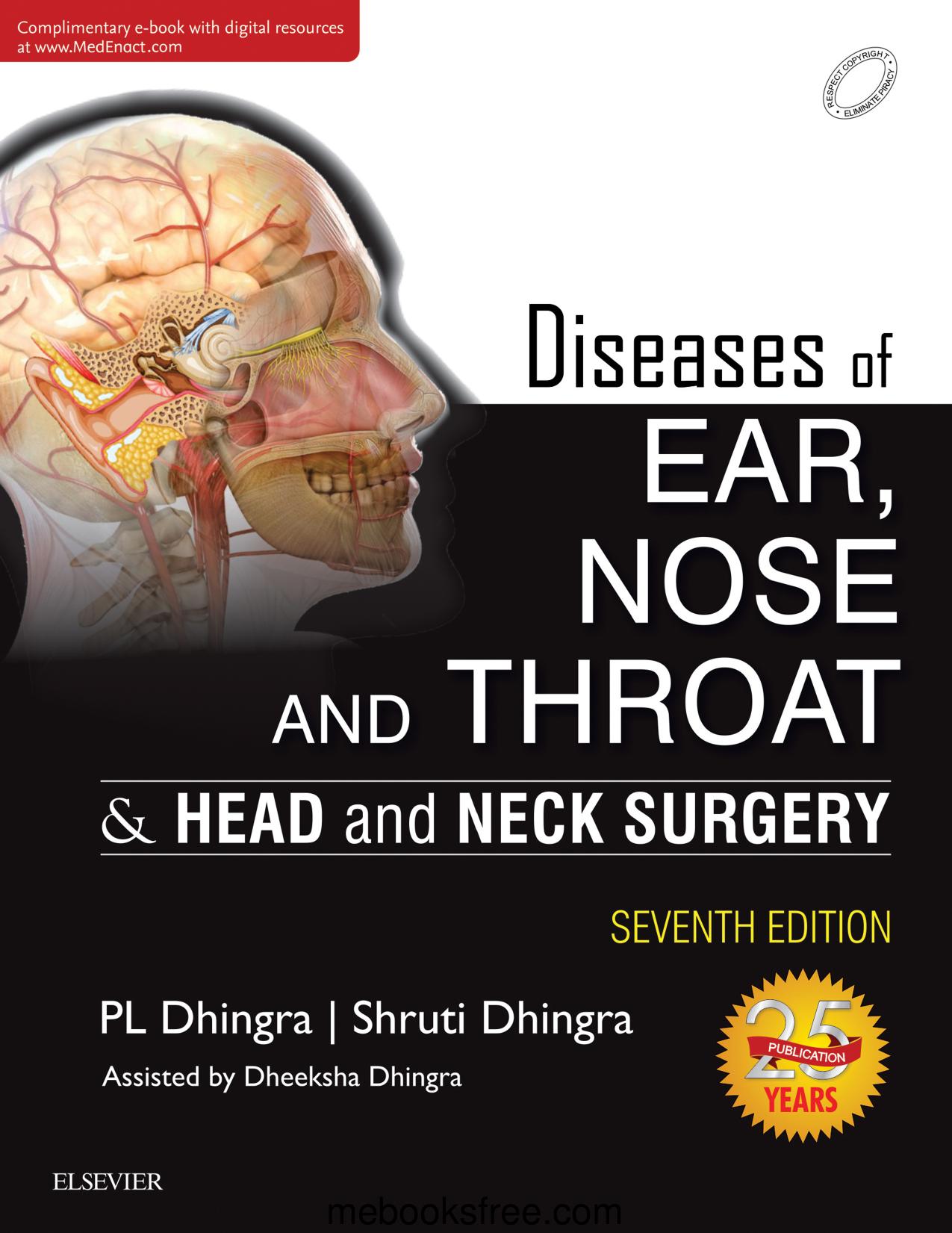 Diseases of Ear, Nose and Throat & Head and Neck Surgery 7th ed 2018