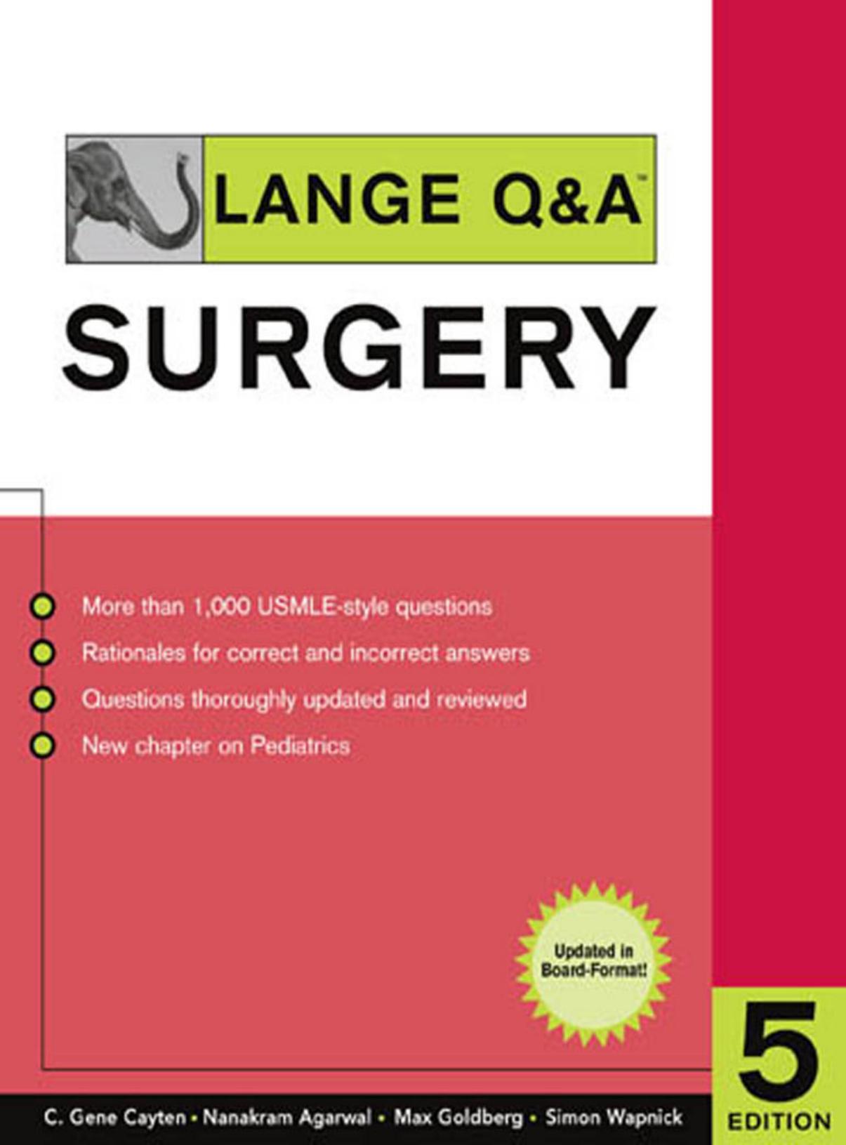 Lange Q & A. Surgery