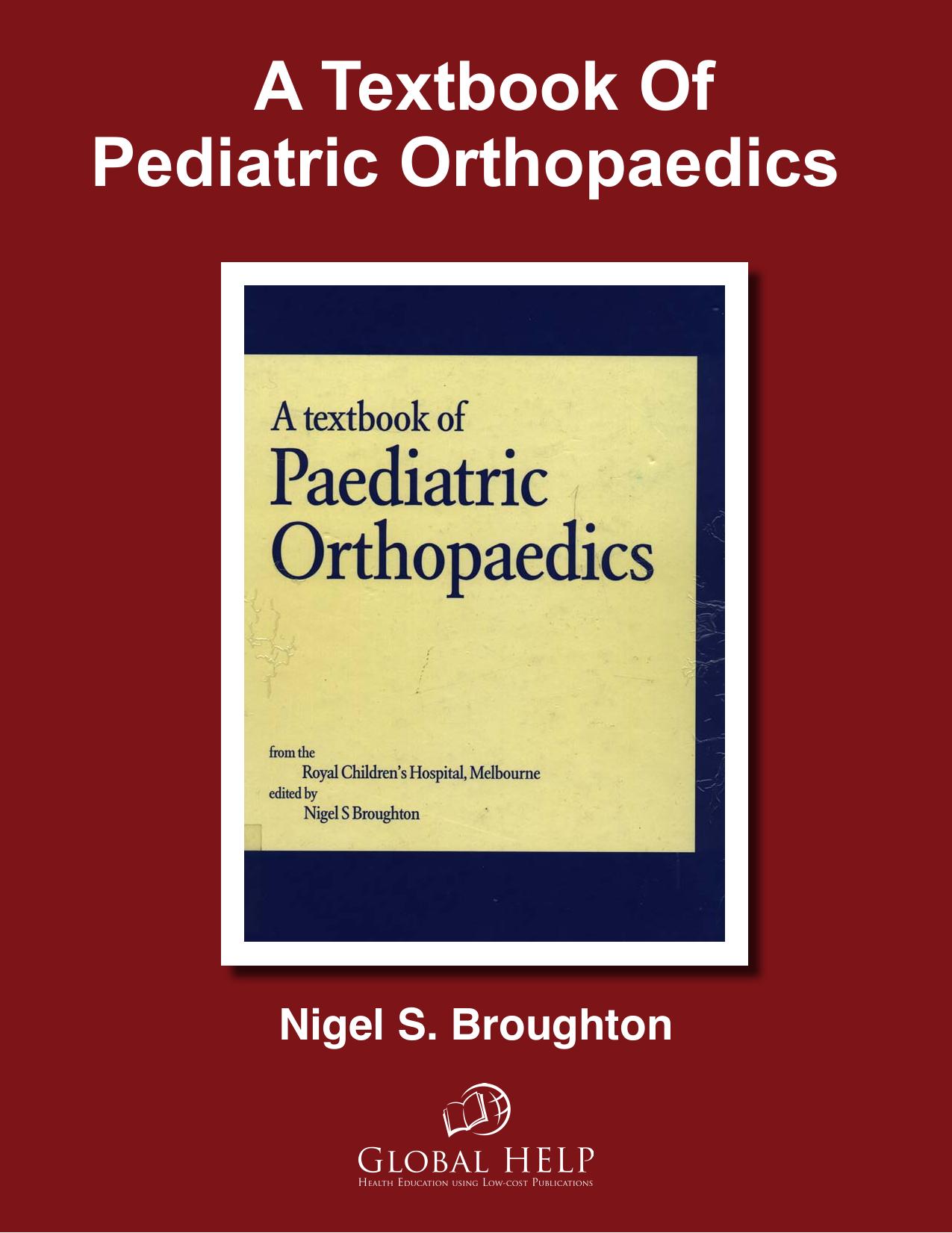 A Textbook Of Pediatric Orhopaedics