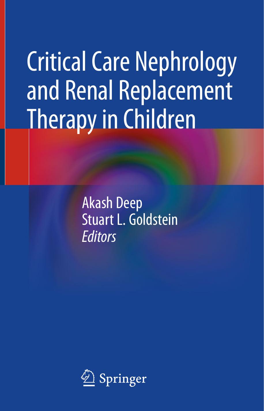 Critical Care Nephrology and Renal Replacement Therapy in Children 2018