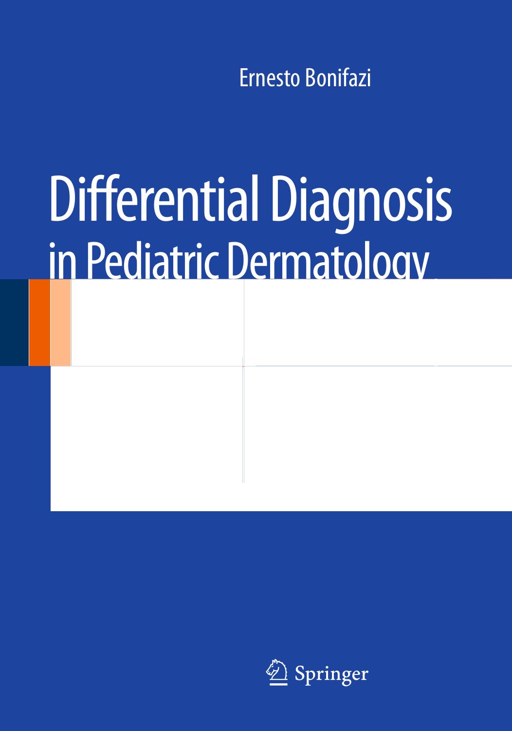 Differential Diagnosis in Pediatric Dermatology 2013