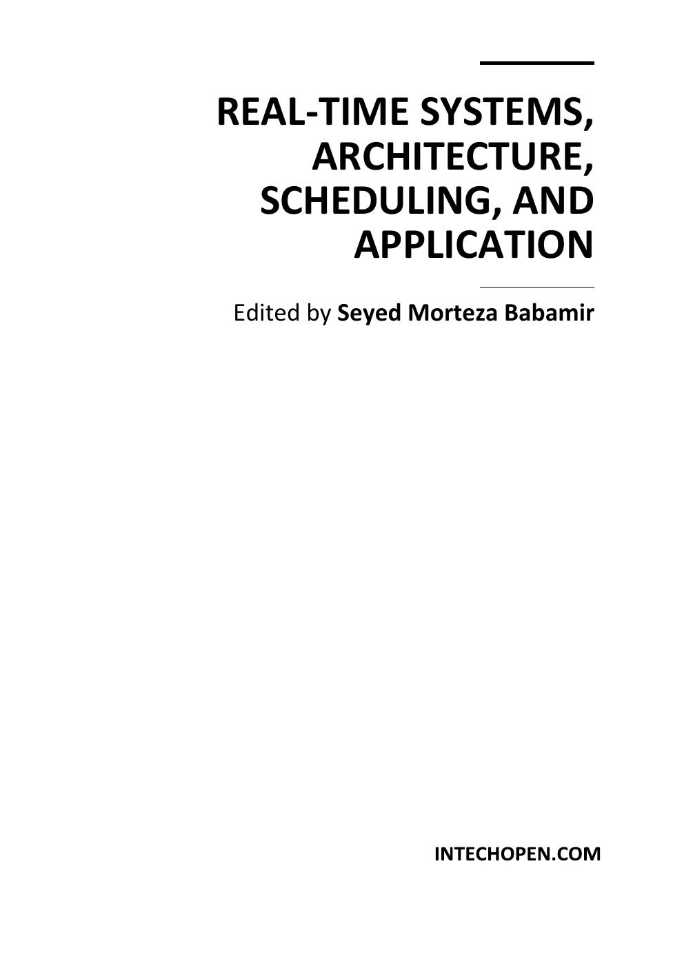 Real-Time Systems  Architecture  Scheduling  and Application 2012.pdf