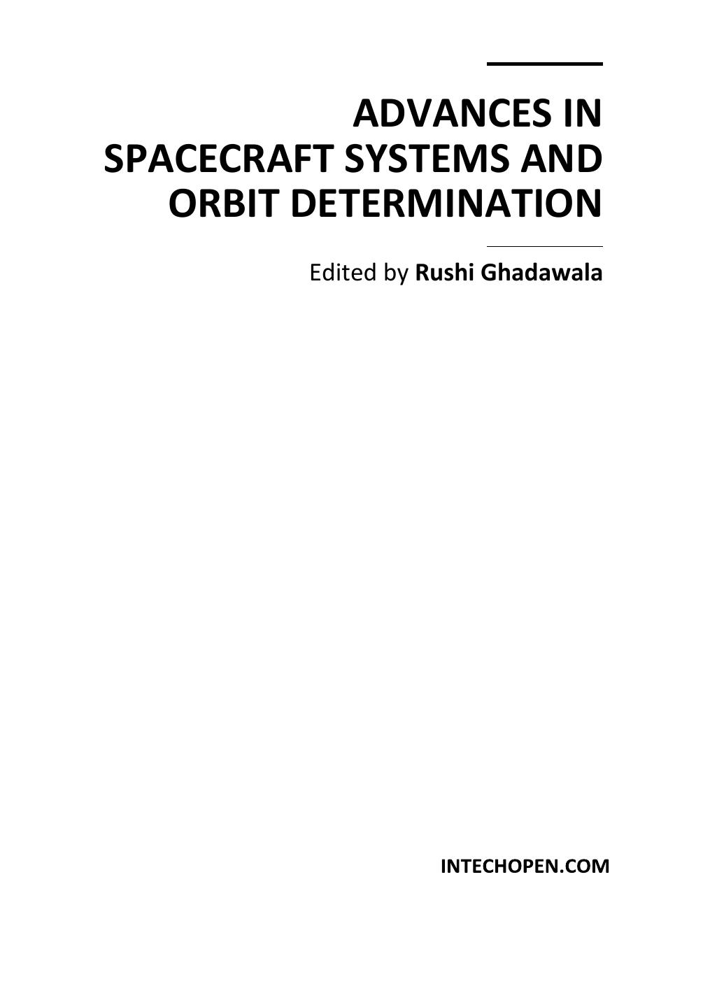 Advances in Spacecraft Systems and Orbit Determination 2012.pdf