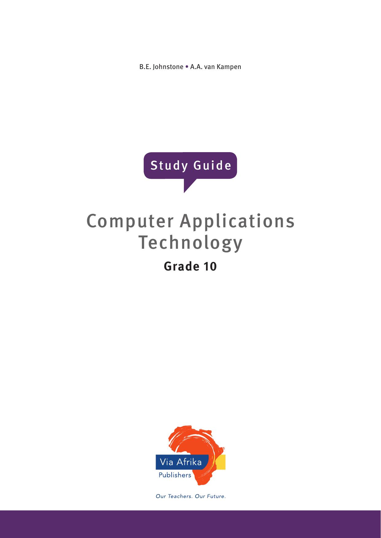 Computer Applications Technology 2011