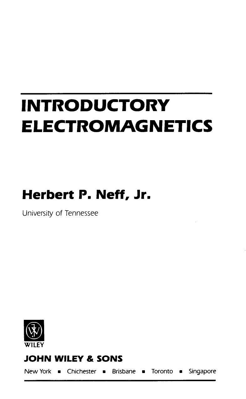 An Introductory To Electromagnetics  1991.pdf