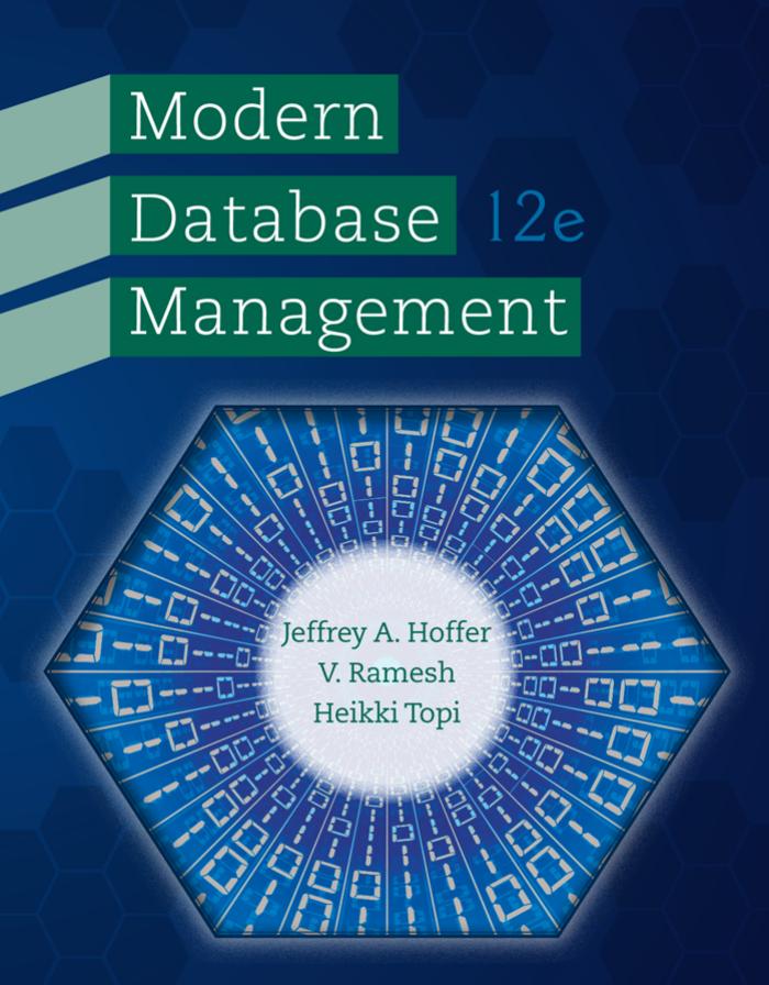 Modern Database Management 12th ed 2016
