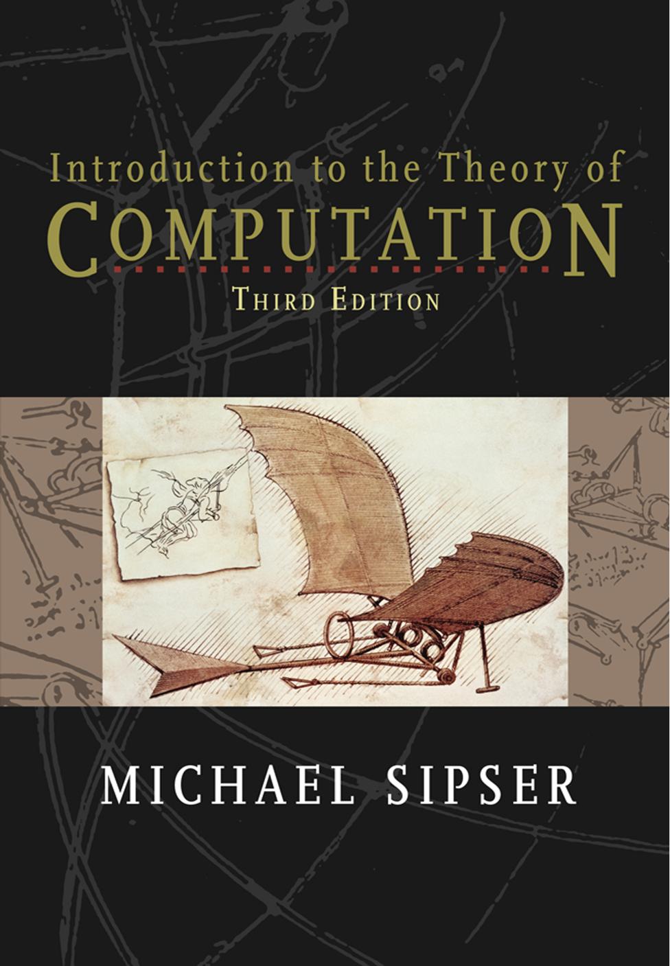 Introduction to the Theory of Computation, 3rd ed.