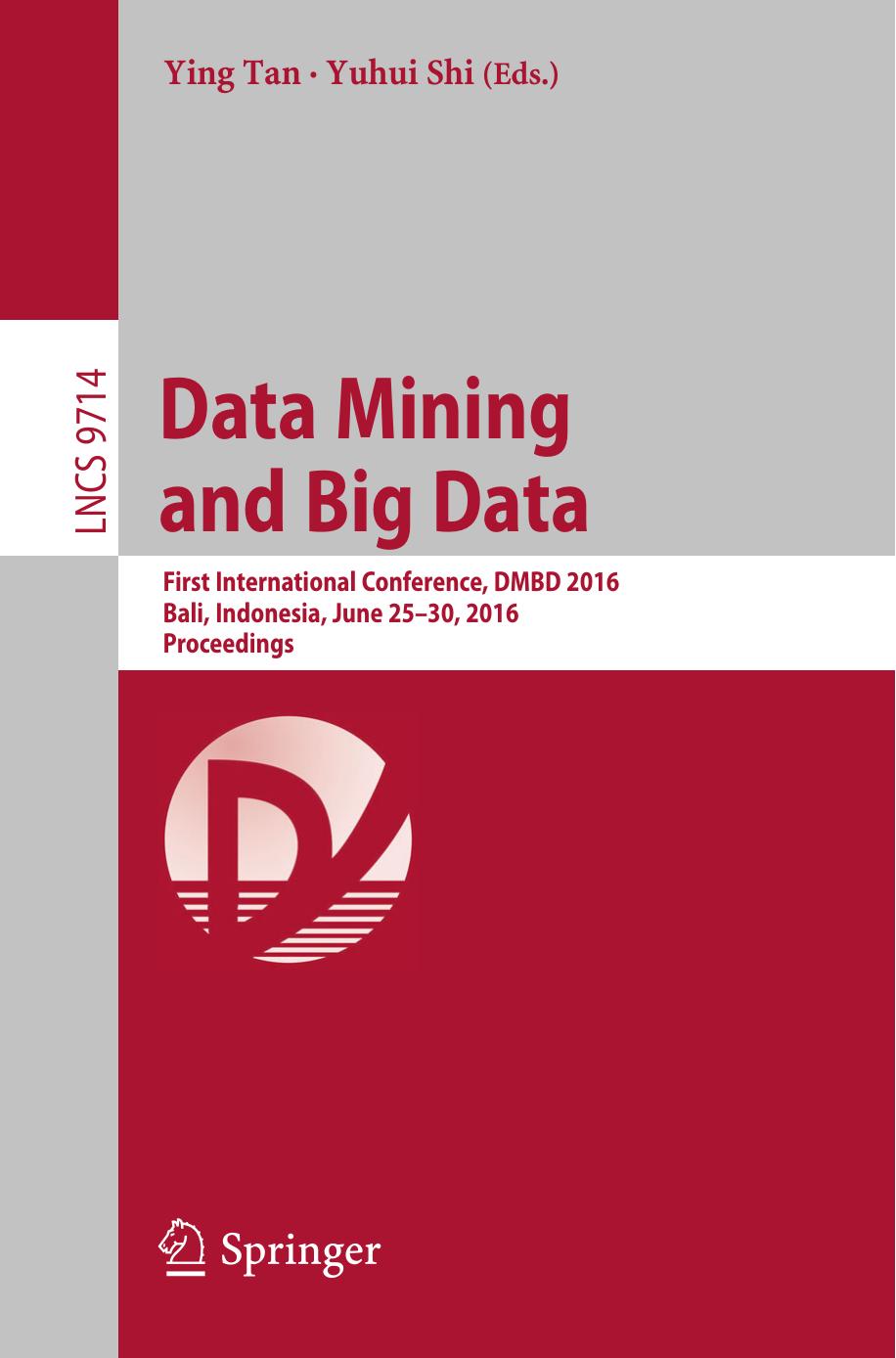 Data Mining and Big Data 2016