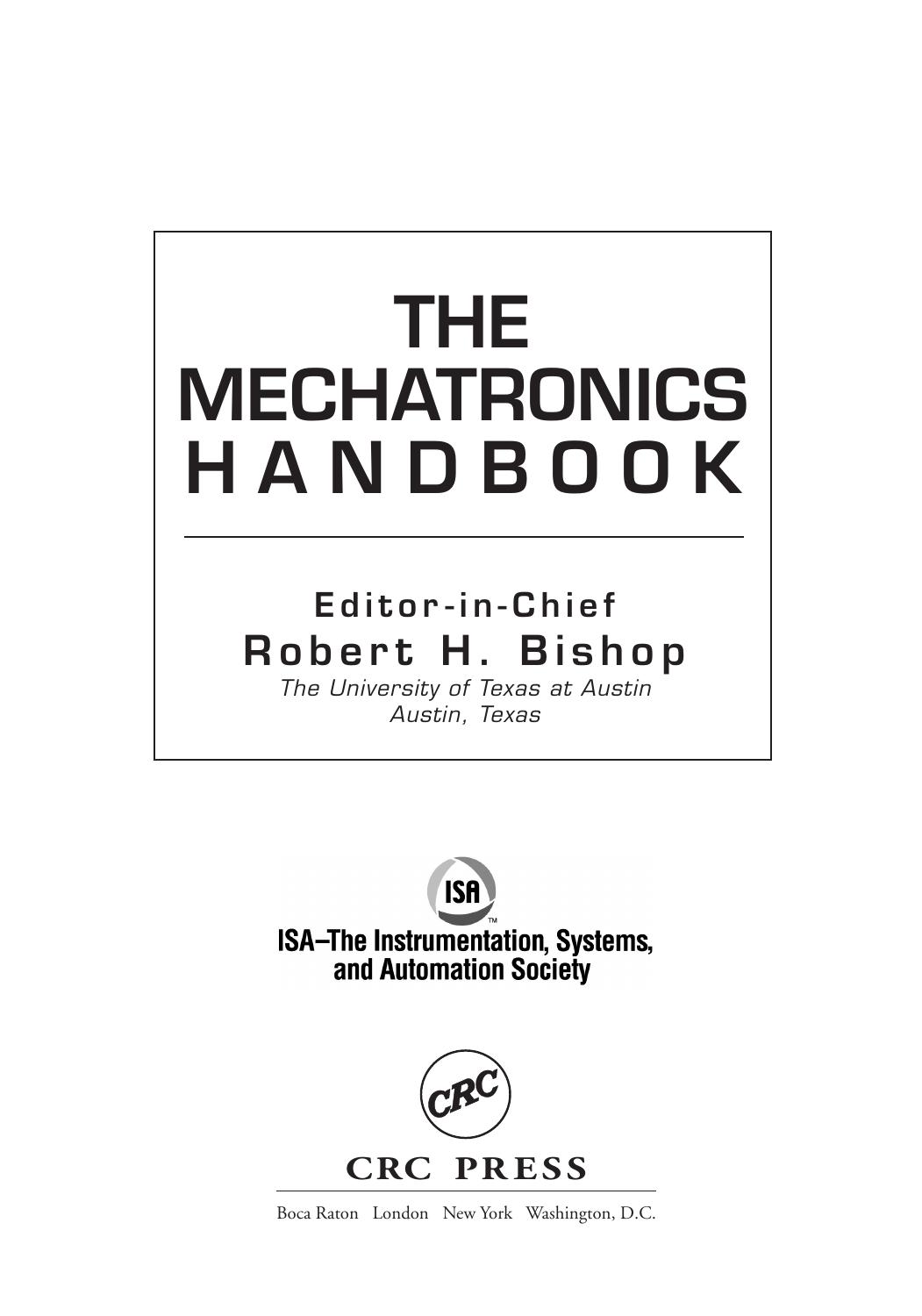 The Mechatronics Handbook