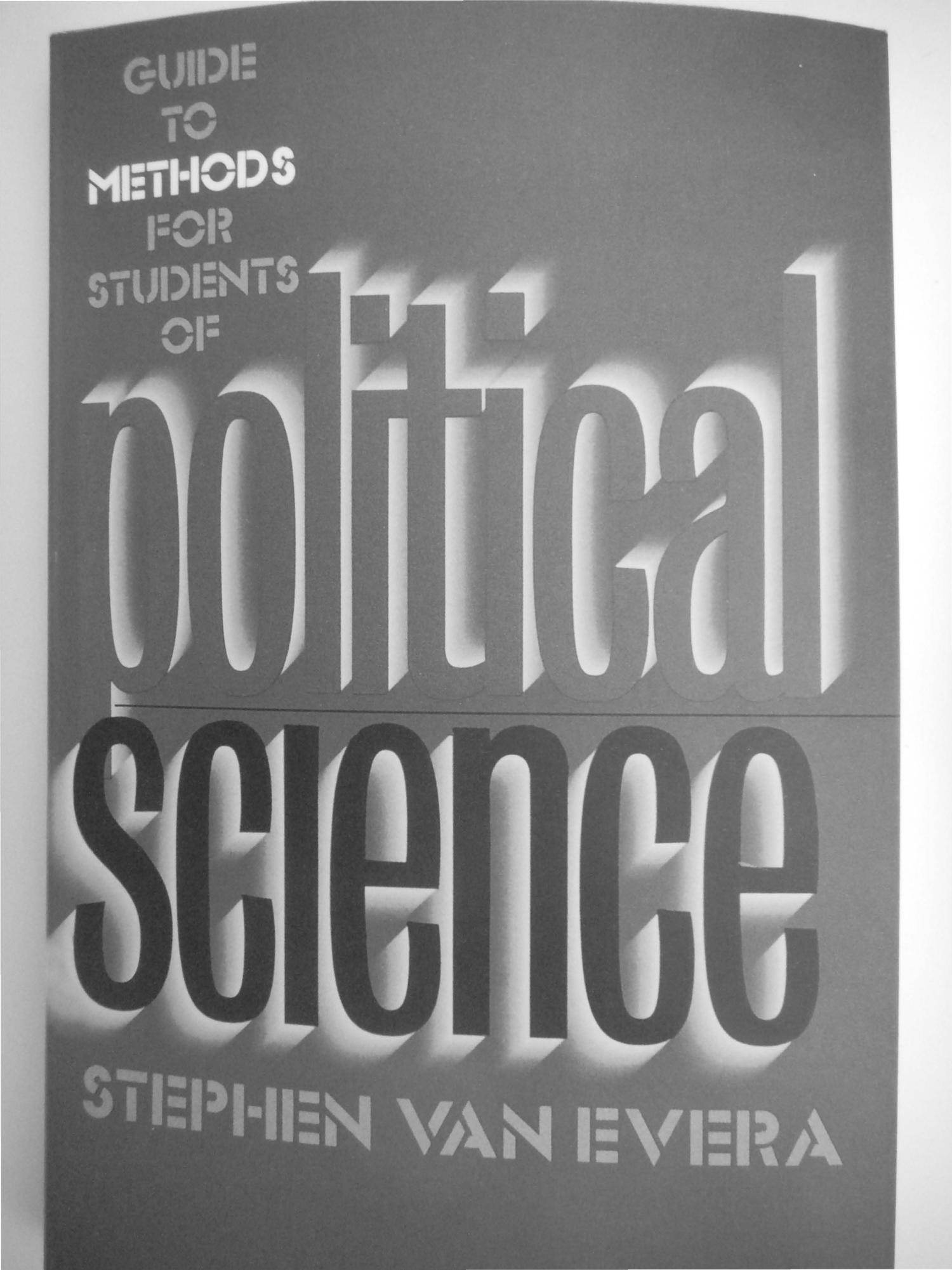 Guide to methods for students of political science ( PDFDrive )