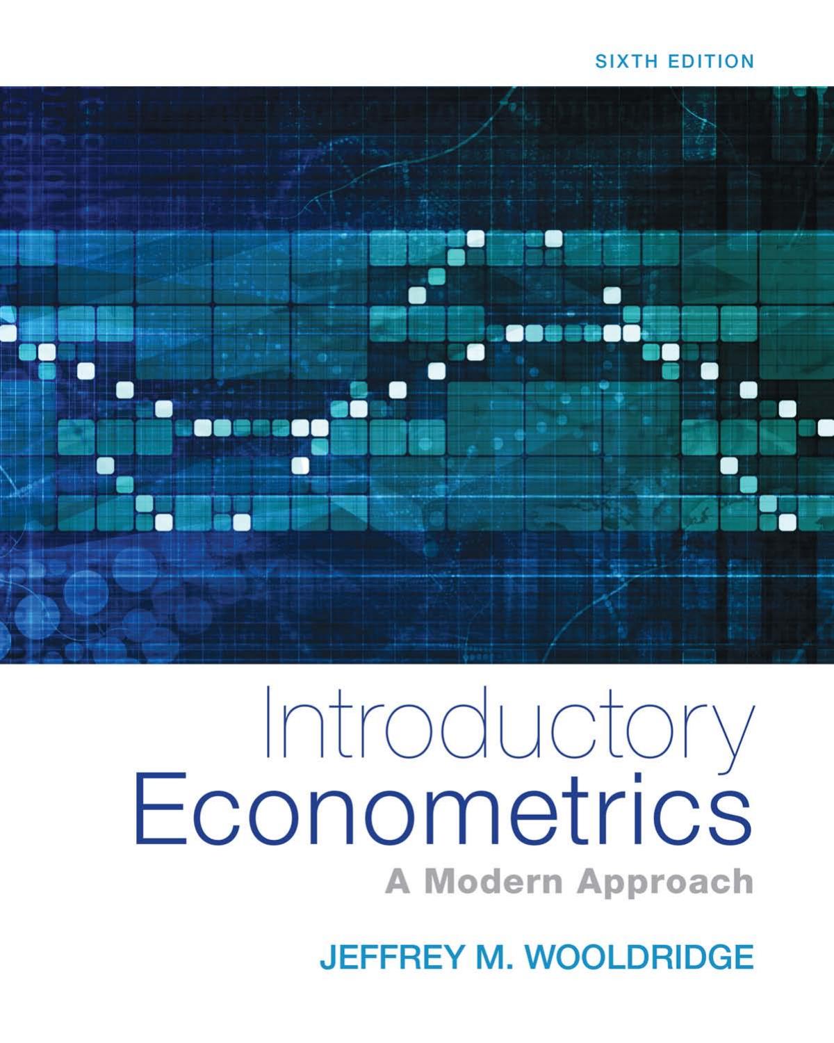 Introductory econometrics. A modern approach 2016
