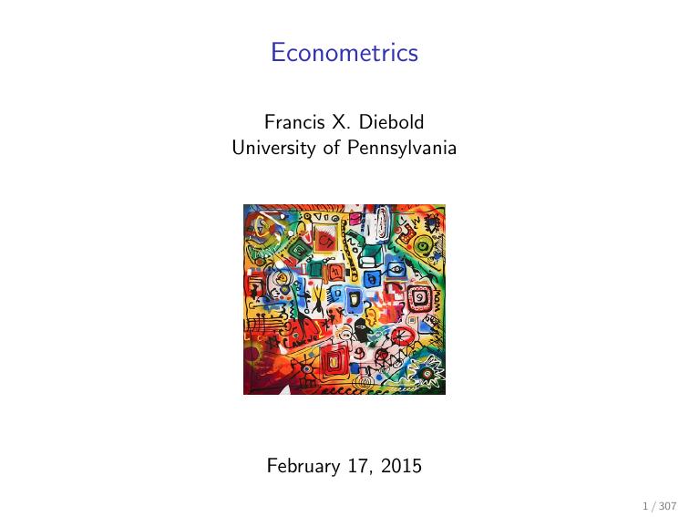 Econometrics 2015