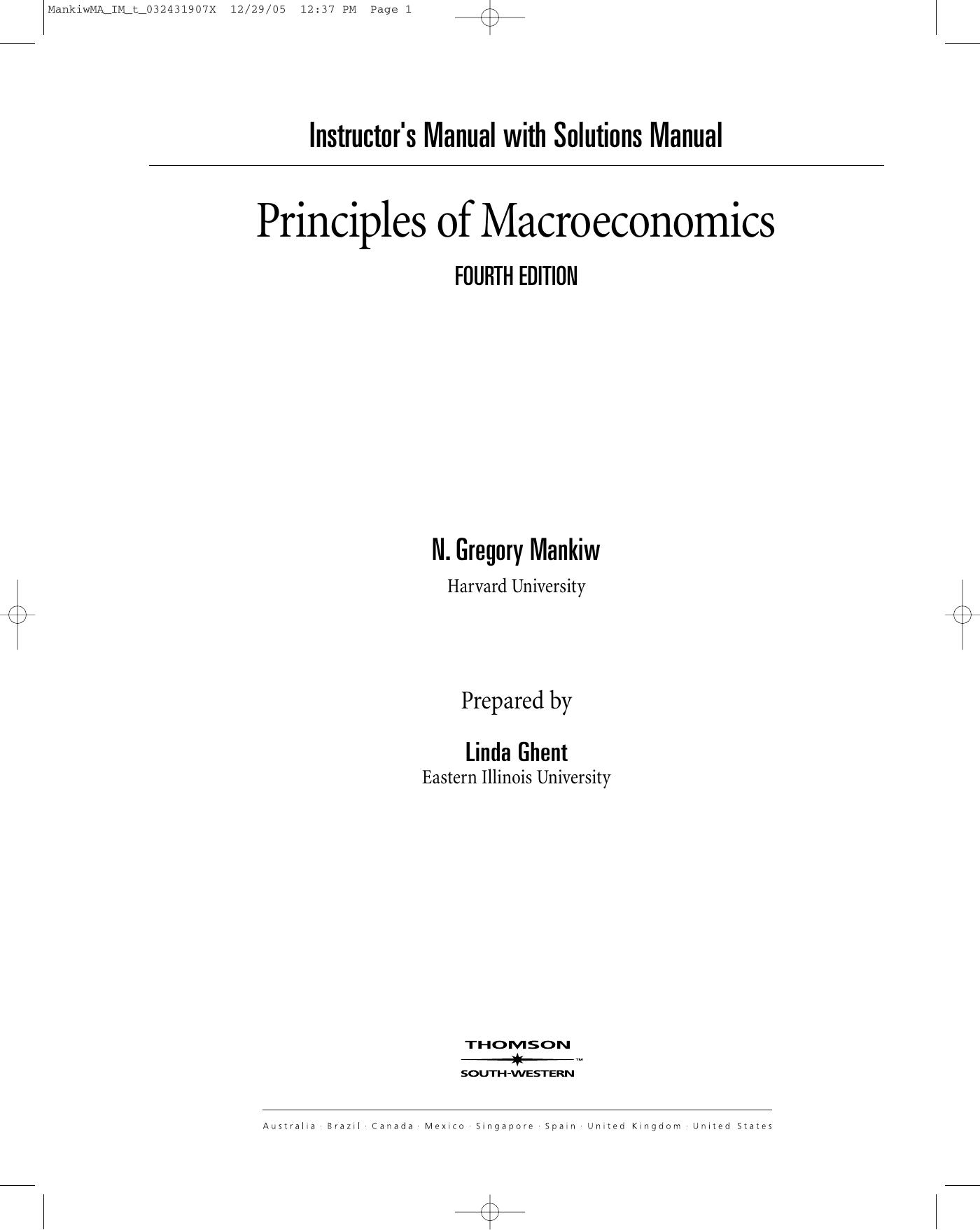 Principles of Macroeconomics  2016