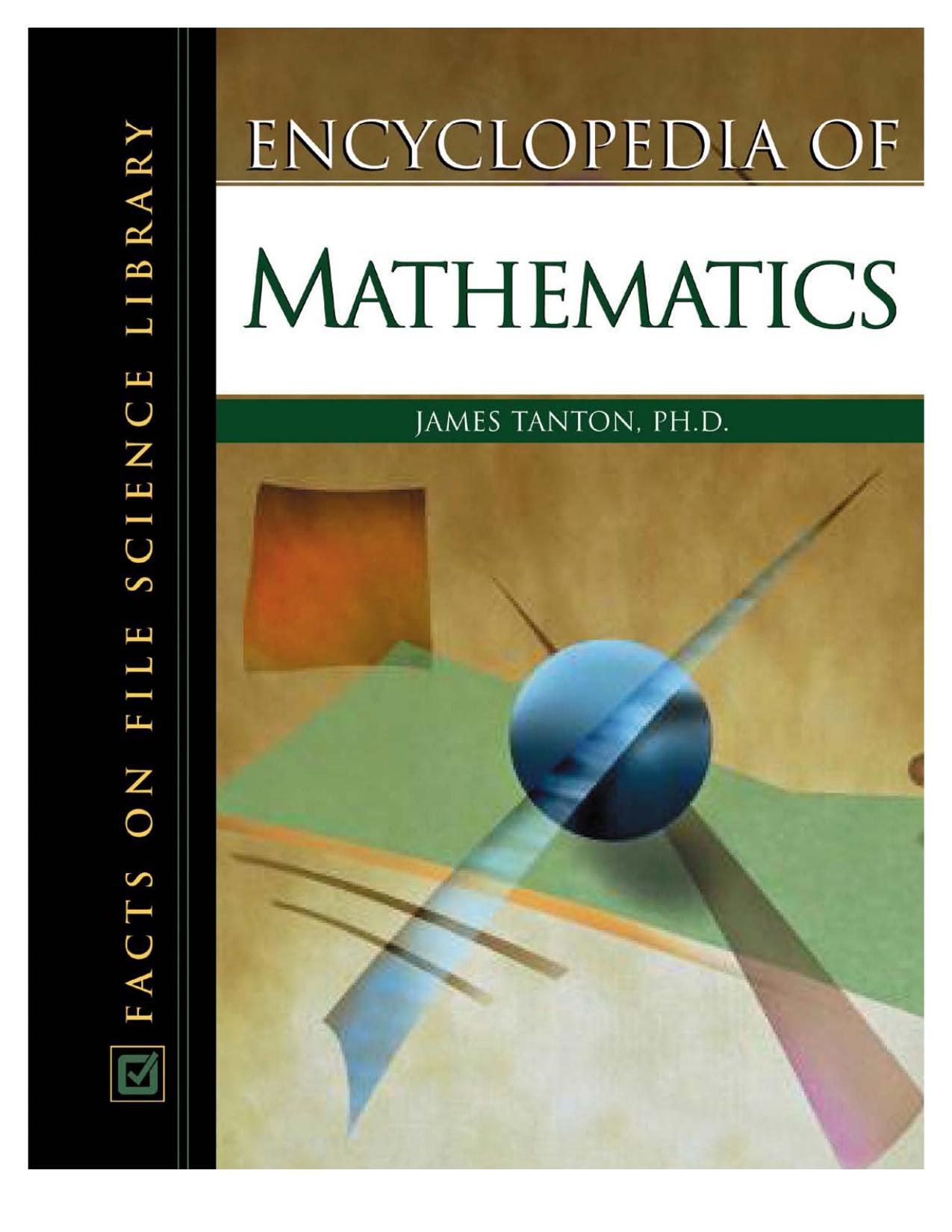 Encyclopedia Of Mathematics (Science Encyclopedia) [8 MB]. 2005pdf