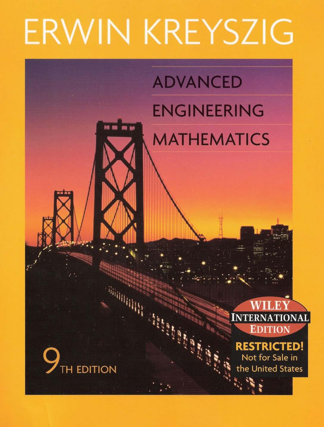 Advanced Engineering Mathematics ERWING KREYSZIG 2006